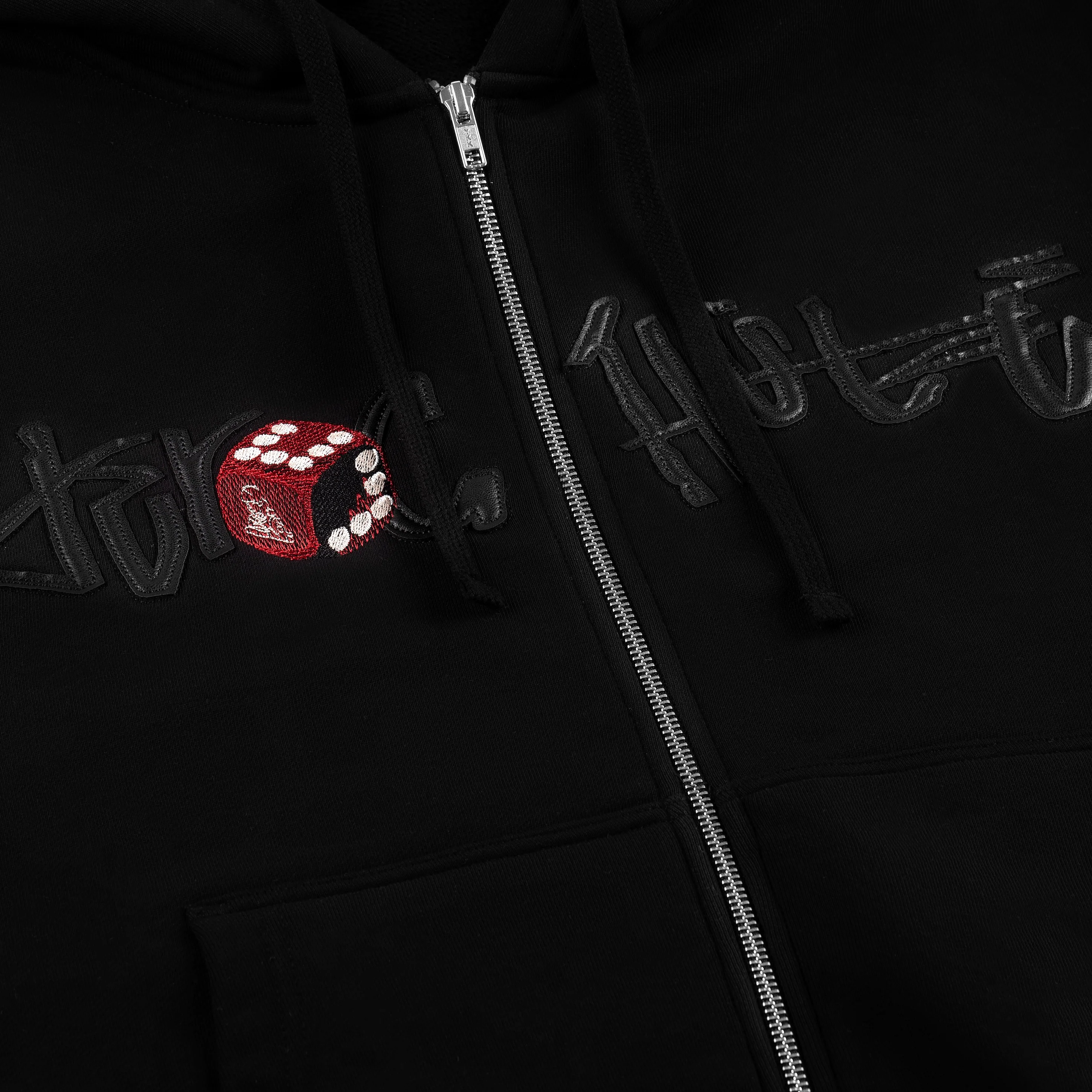 "dice" Zip Up black - Image 4