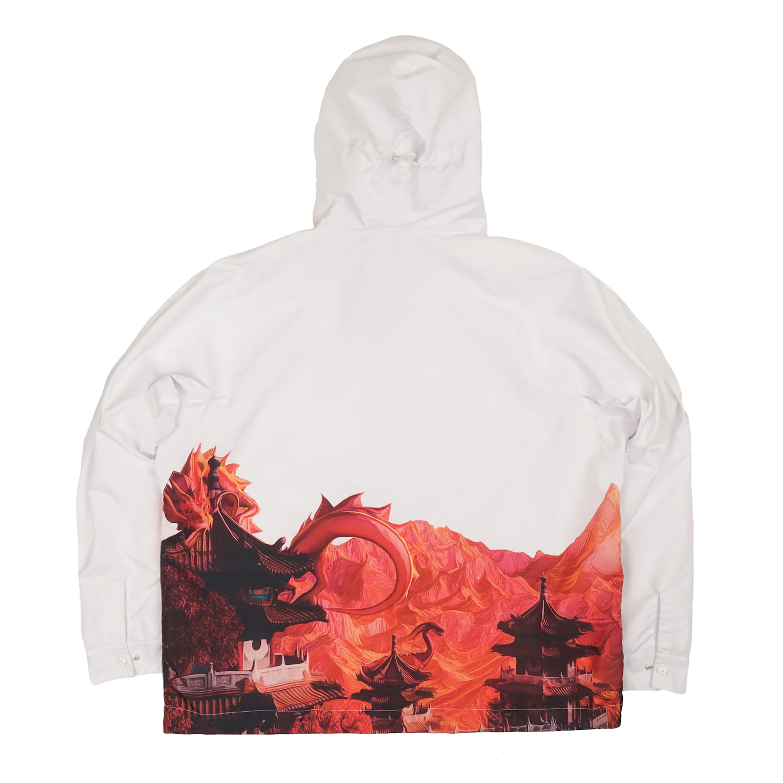 "dragon" windbreaker white preorder - Image 2