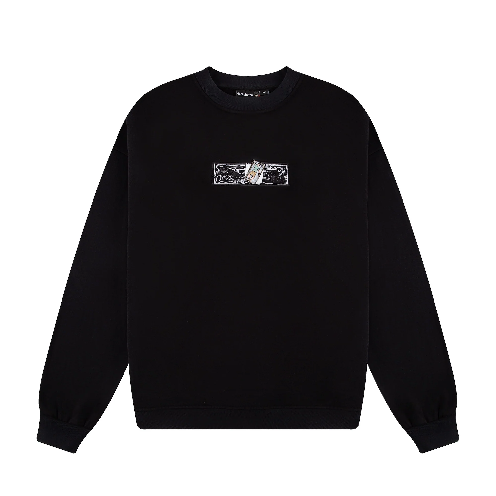 "dream" crewneck oversized black - Image 2