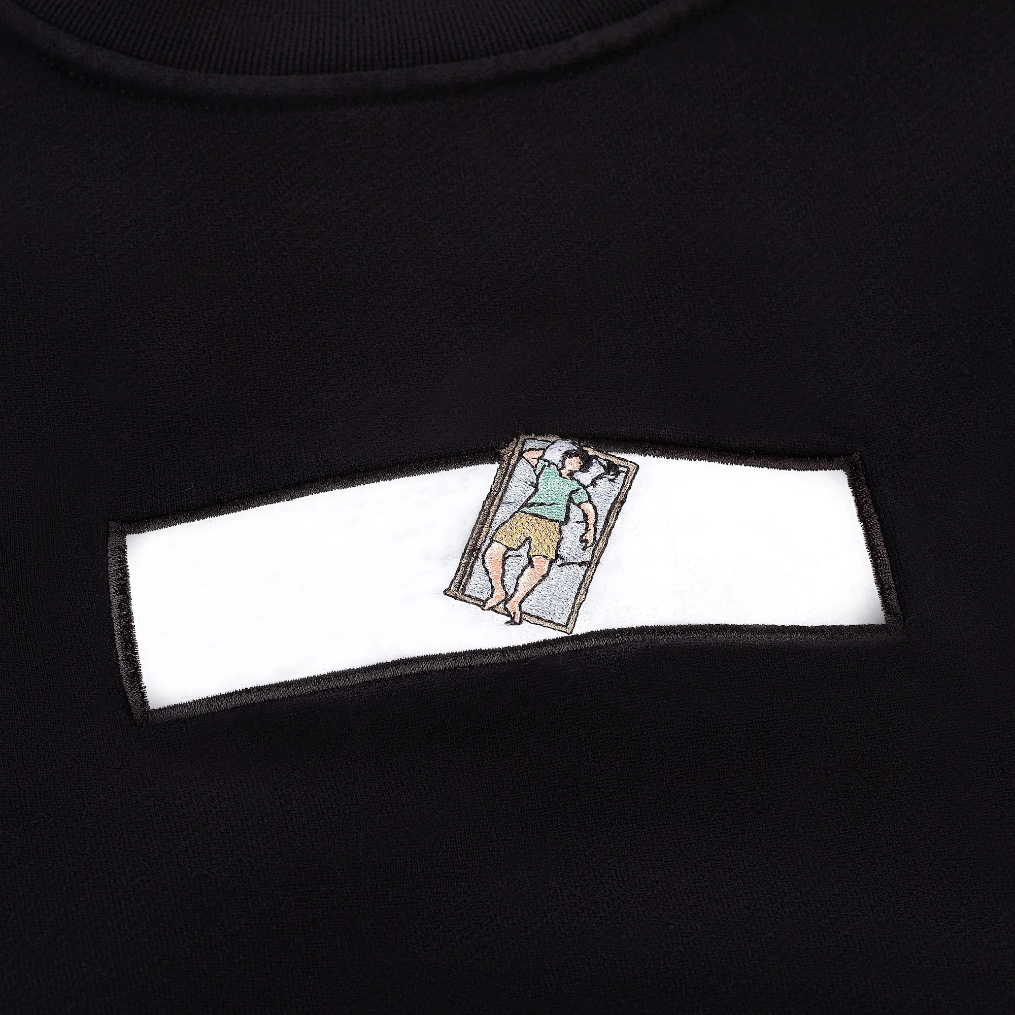 "dream" crewneck oversized black - Image 4