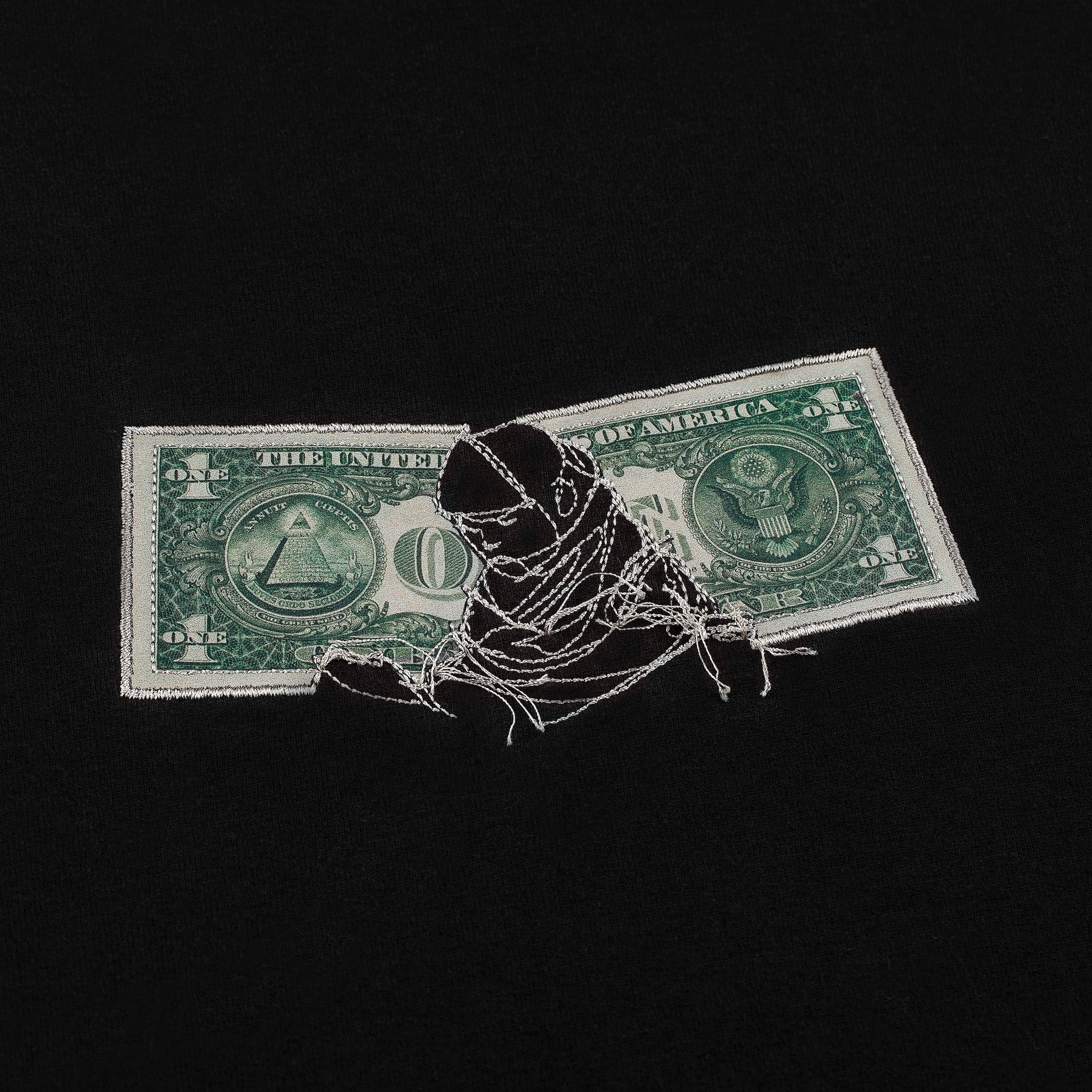 "1$" T-Shirt black - Image 3