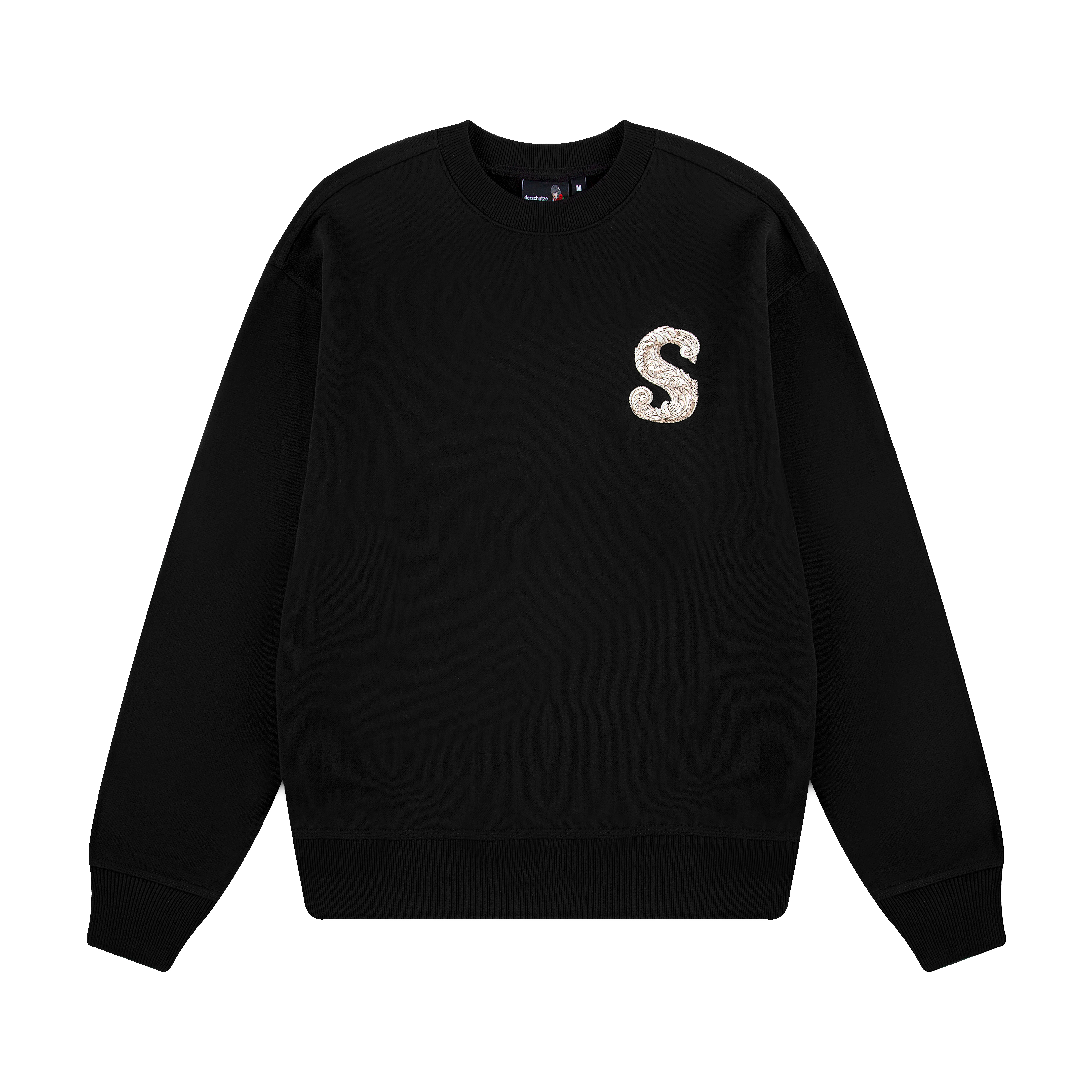 "awakening" Crewneck black 02 - Image 2