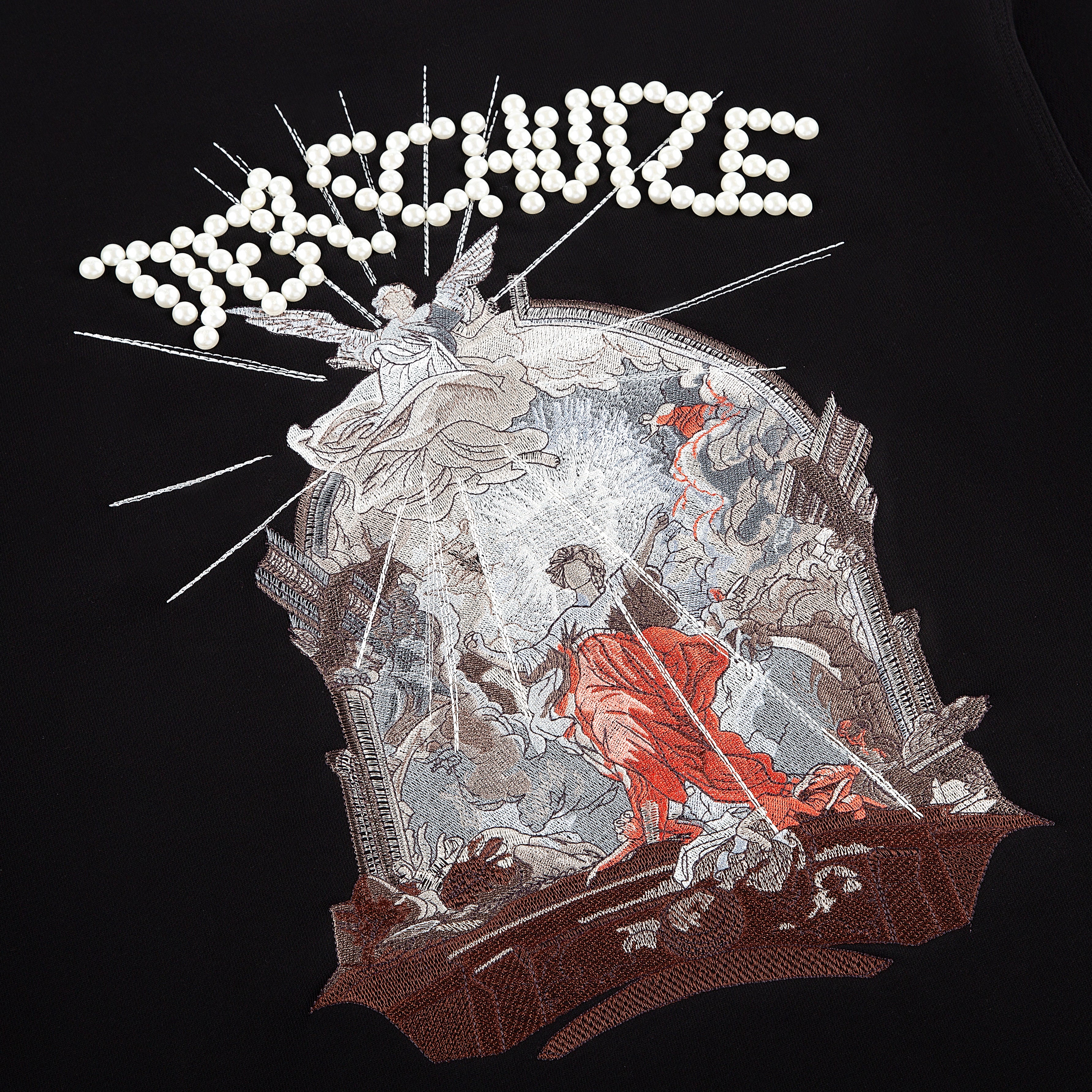 "awakening" Crewneck black 02 - Image 3