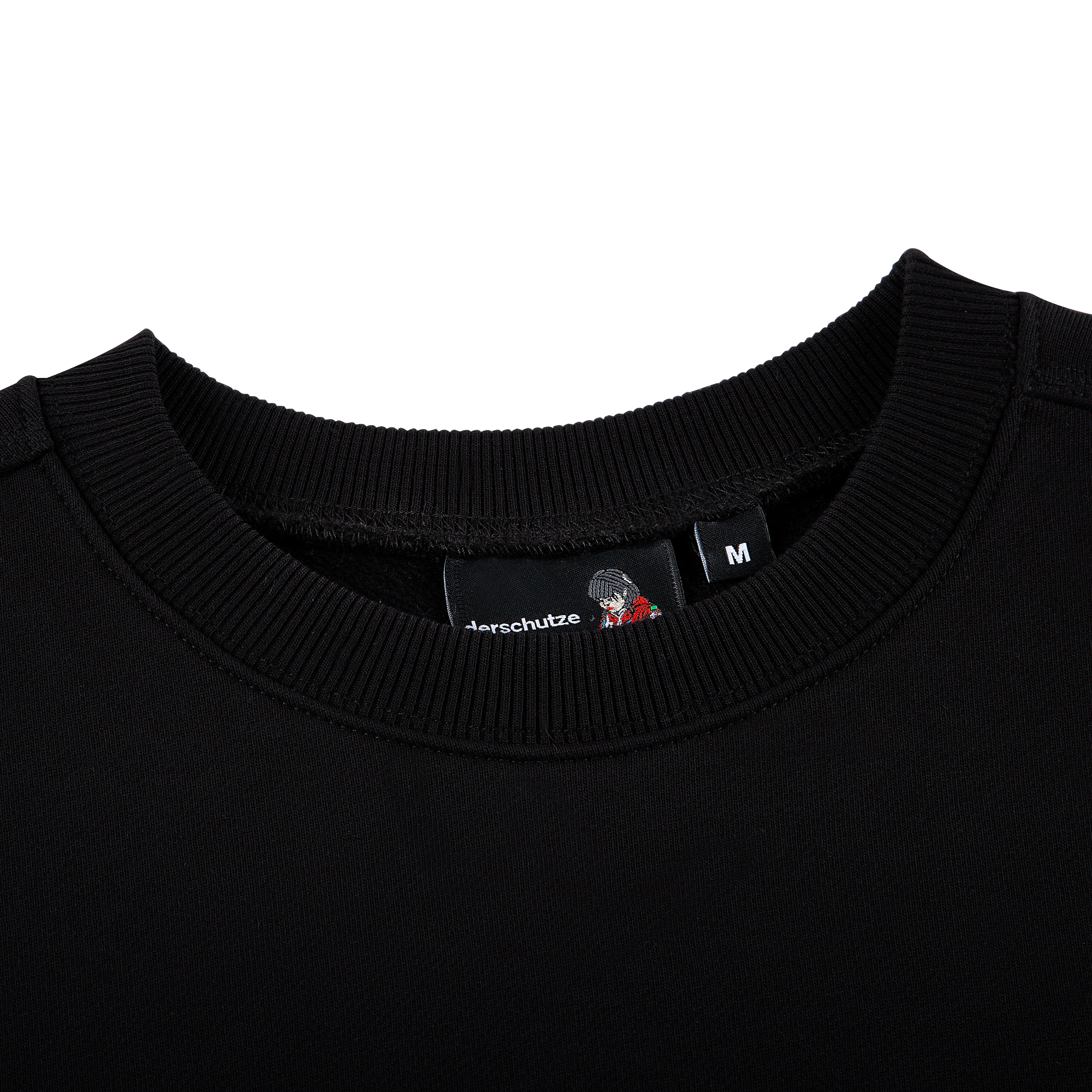 "awakening" Crewneck black 02 - Image 5