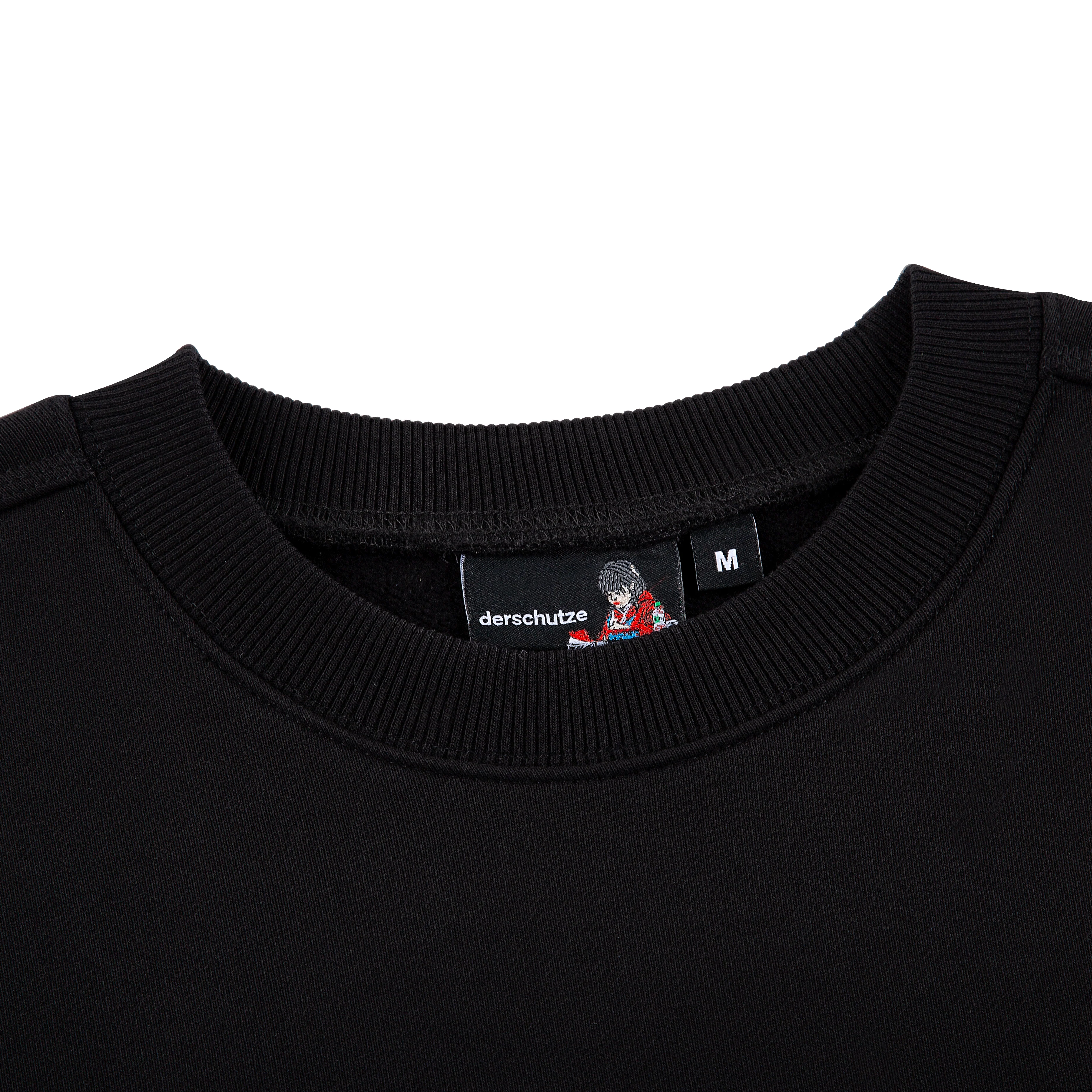 "awakening" Crewneck black 01 - Image 3