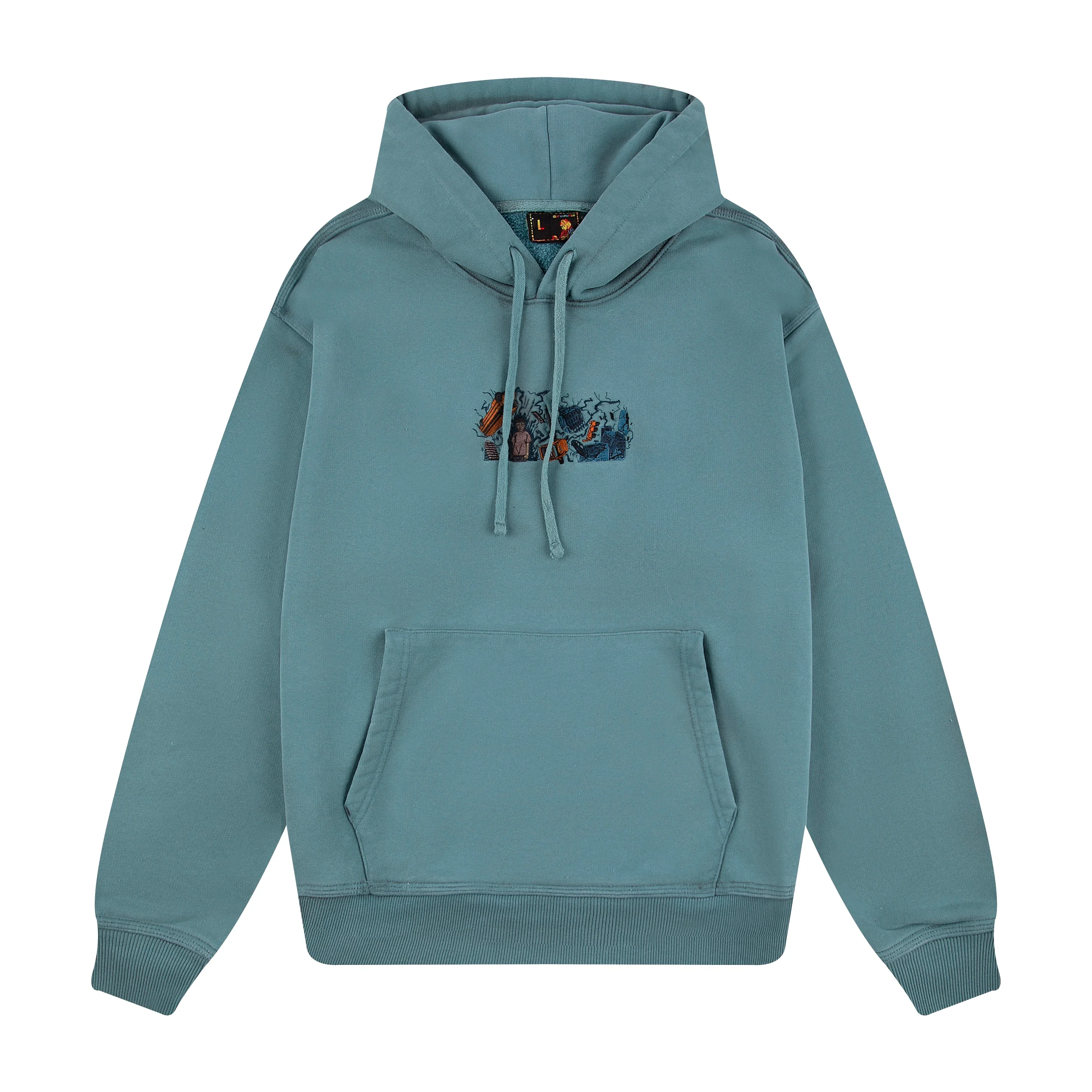 "super kid" Hoodie blue - Image 3