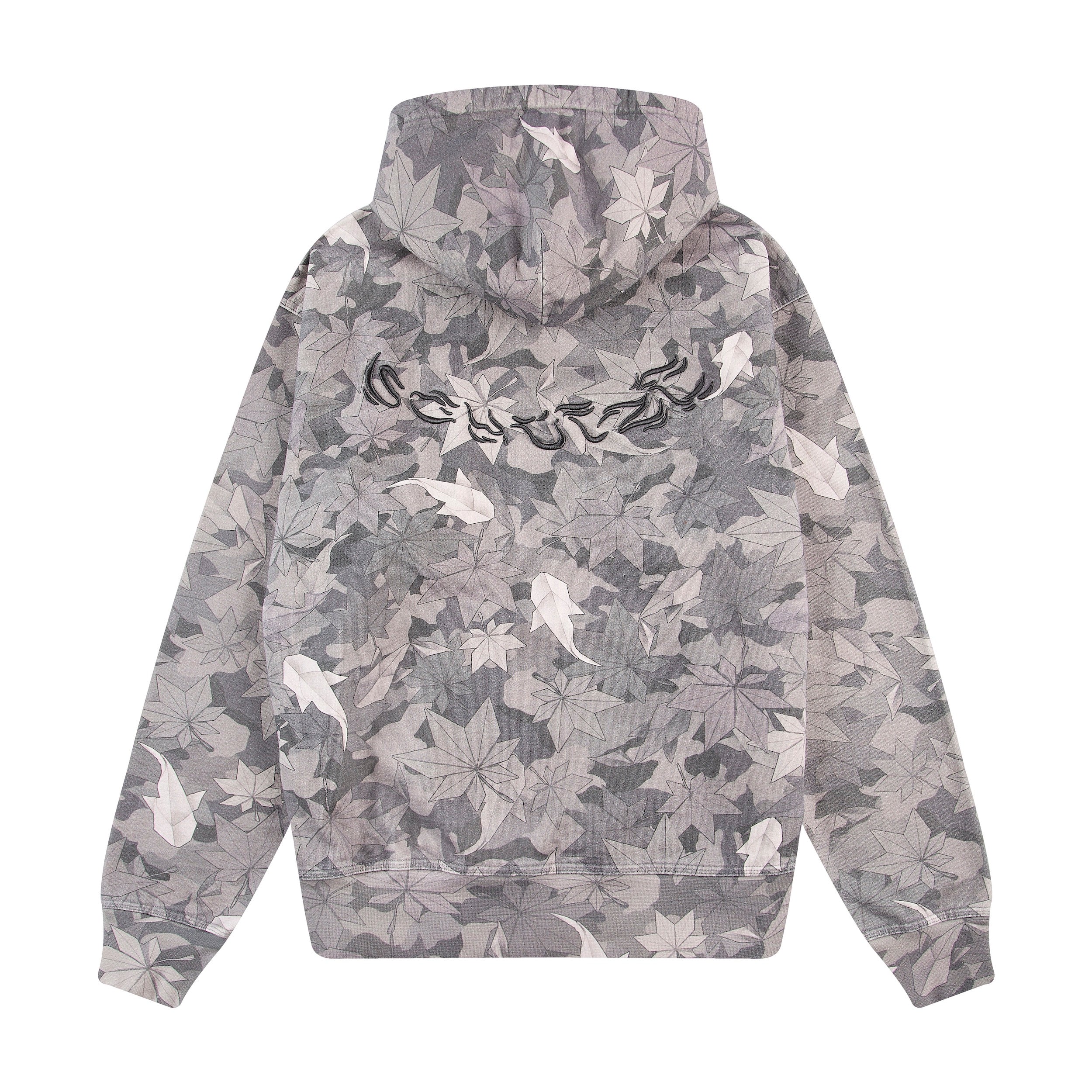 "origami" Hoodie printed camo bw - Image 2
