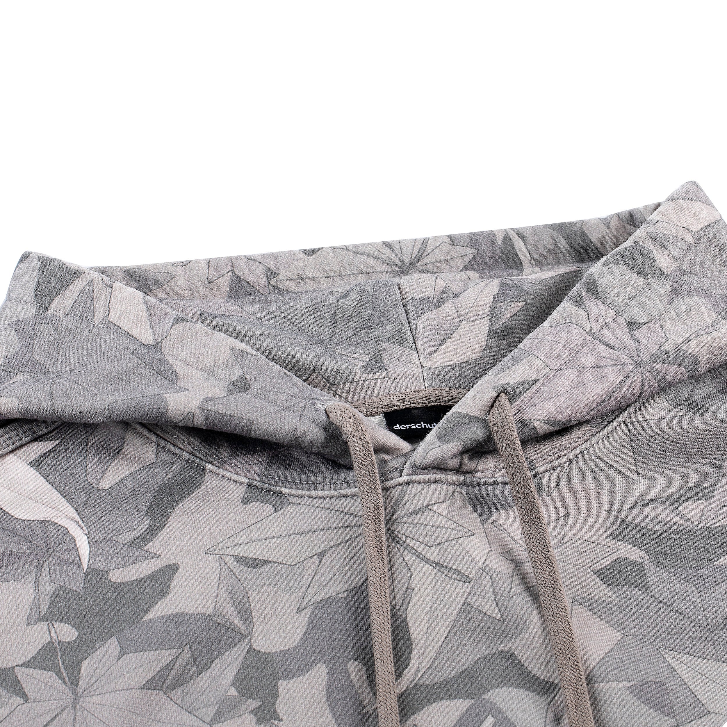 "origami" Hoodie printed camo bw - Image 4