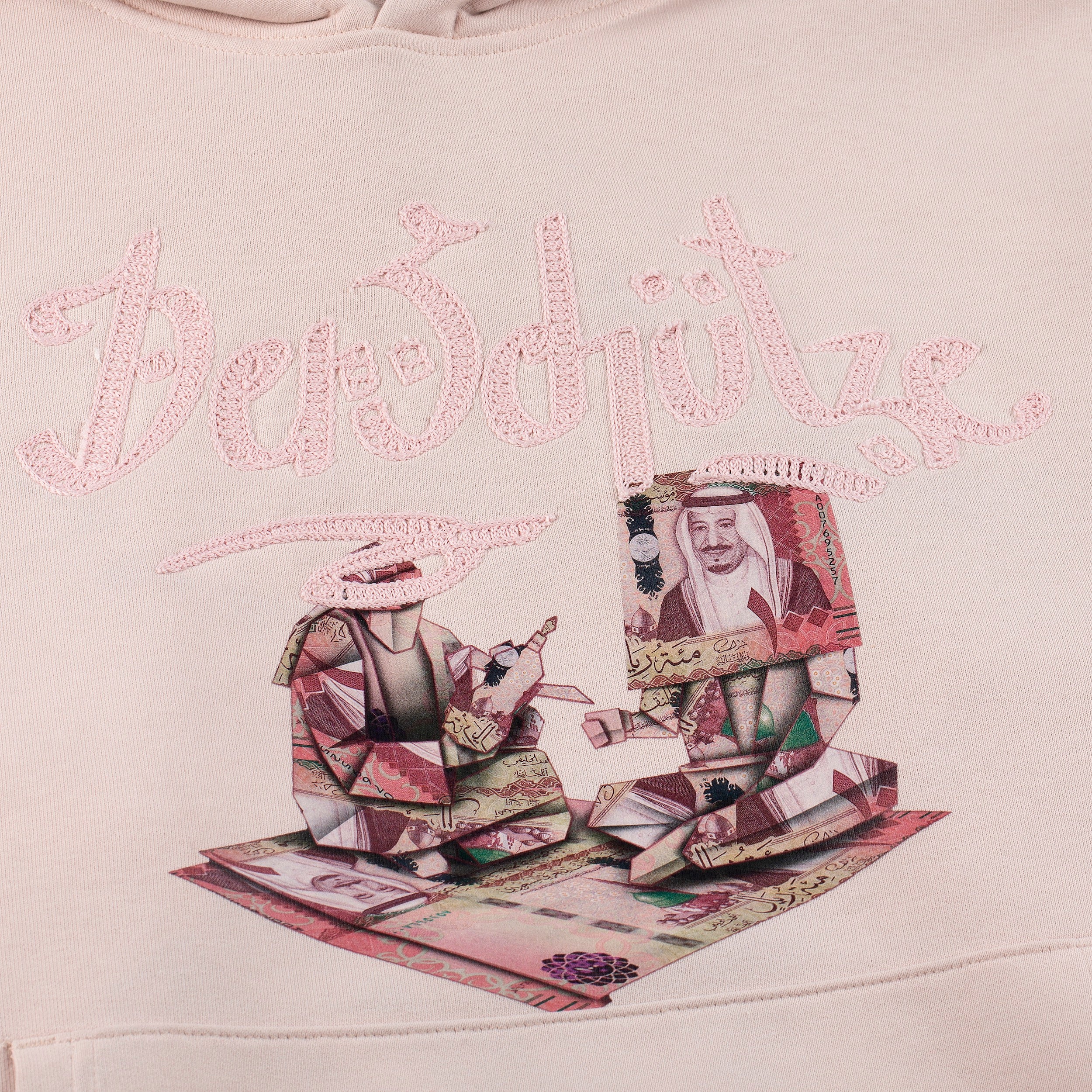 "riyal" Hoodie pink - Image 3