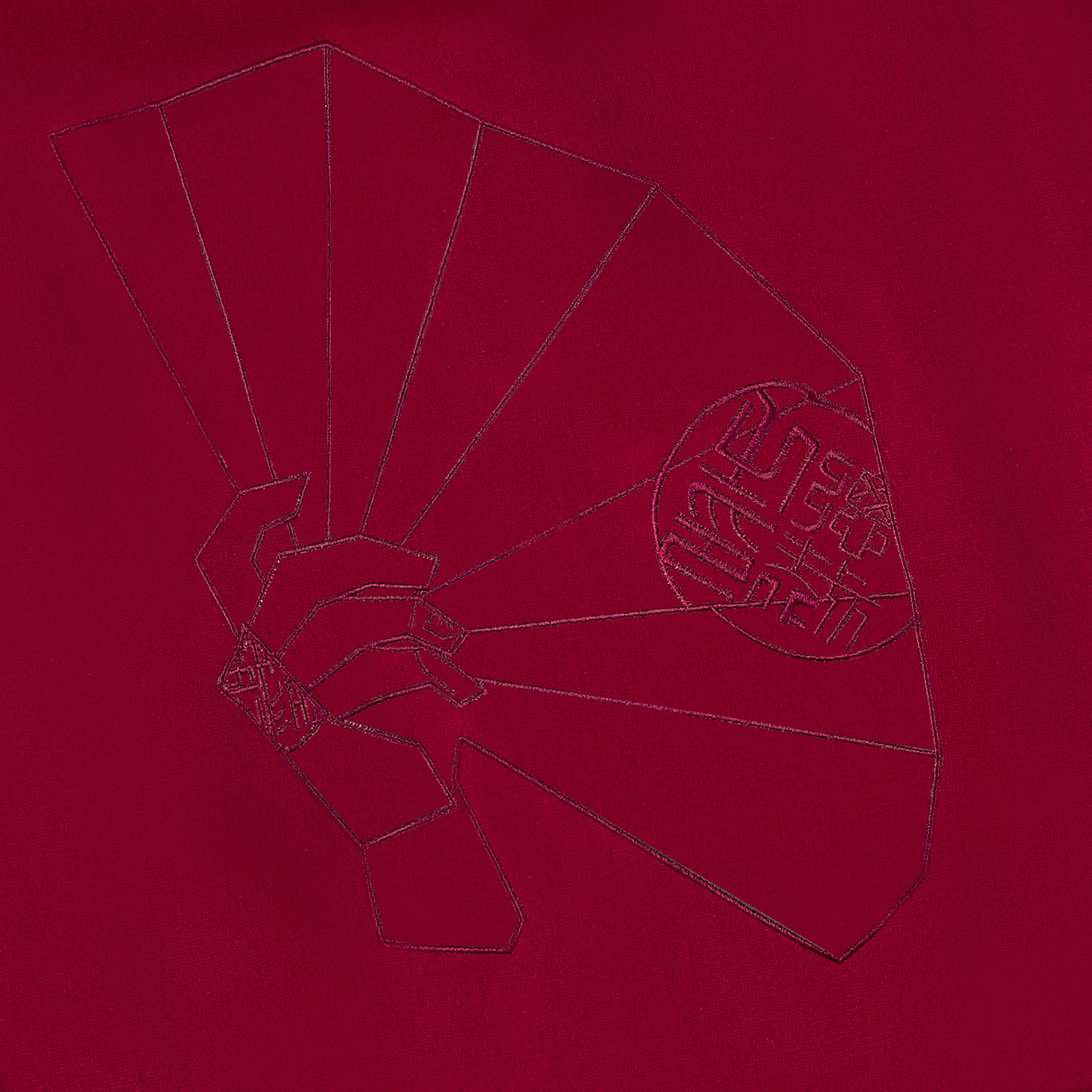 "yen" Zip Up burgundy - Image 3