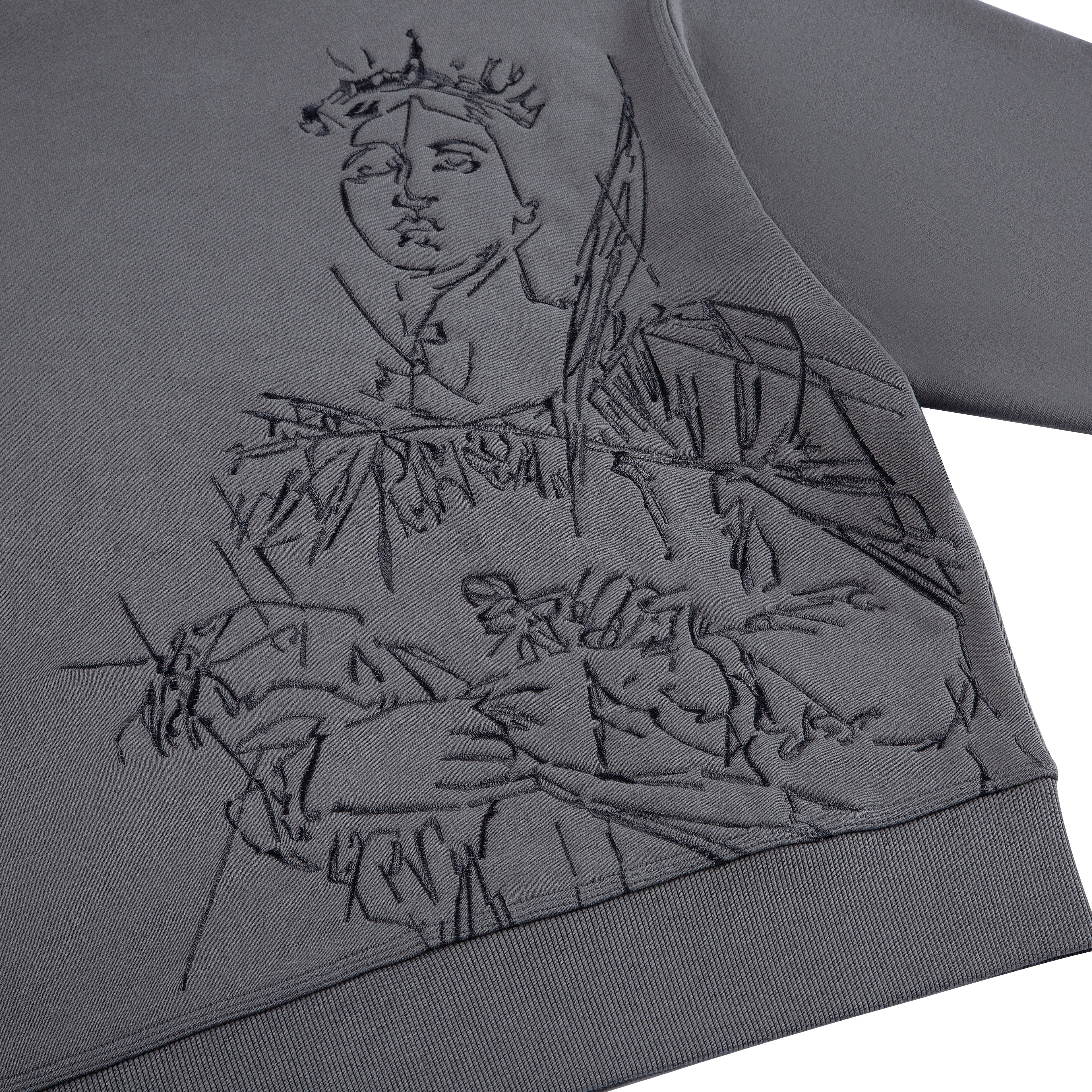 "awakening" Hoodie anthracite - Image 5