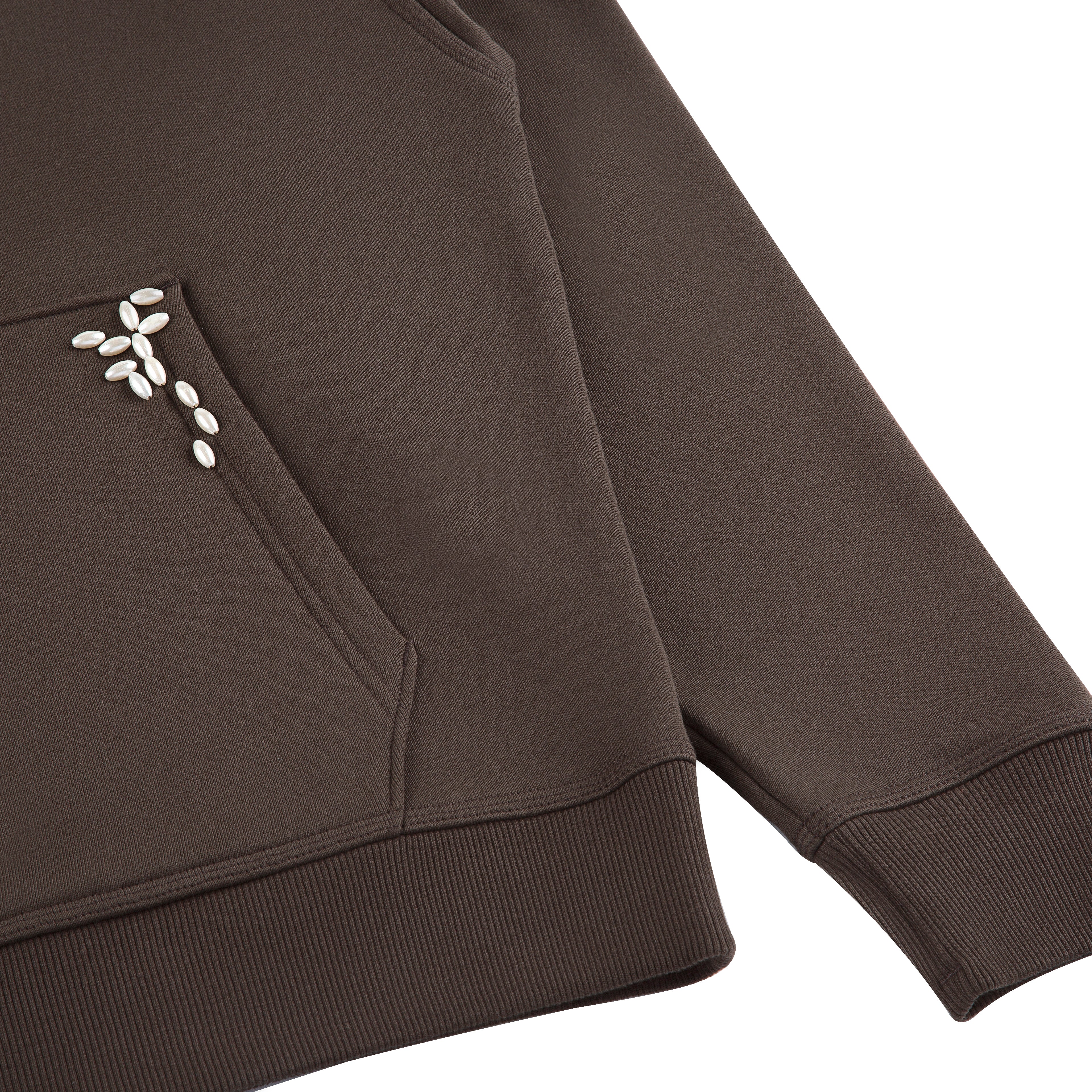 "awakening" Hoodie brown - Image 4
