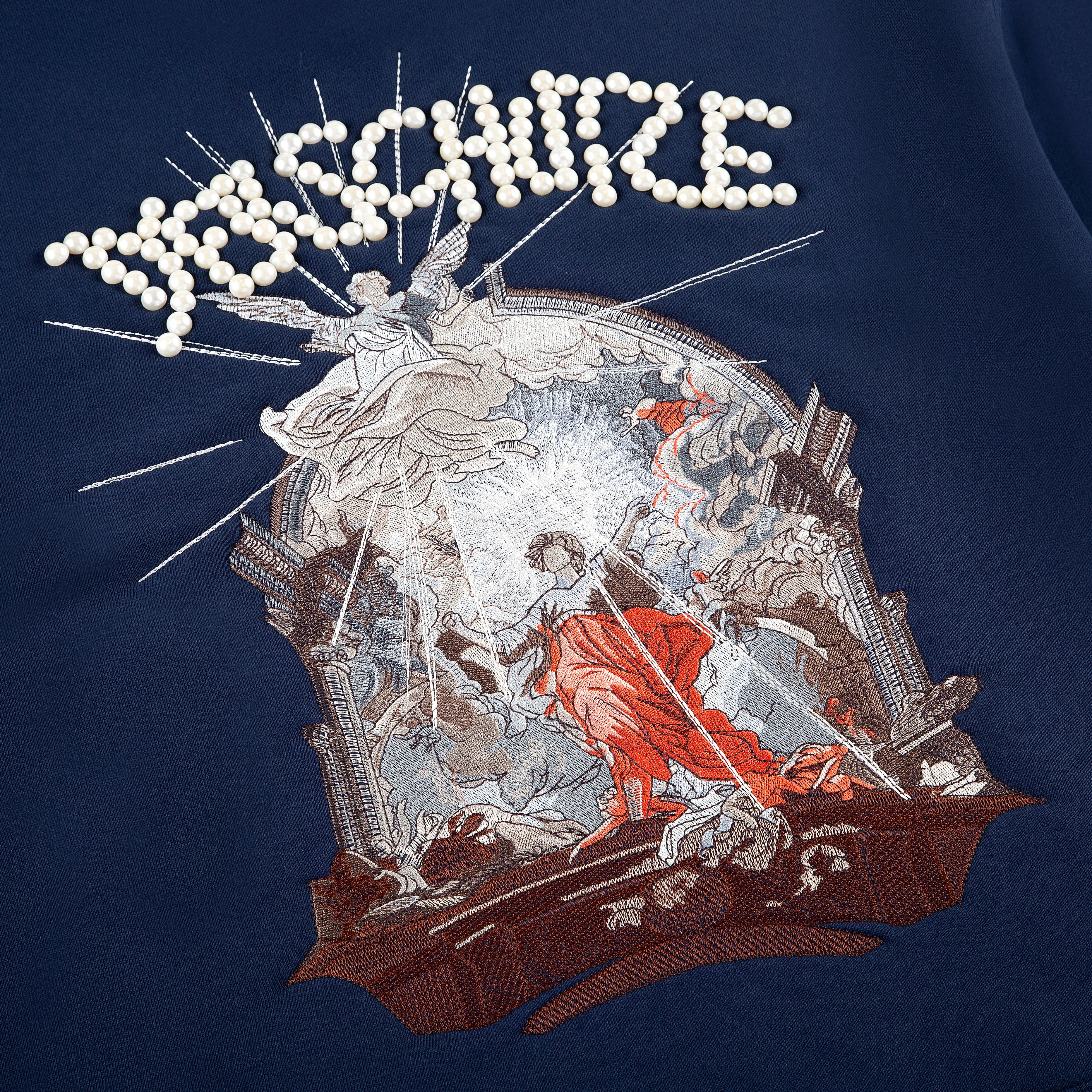 "awakening" Hoodie navy - Image 3