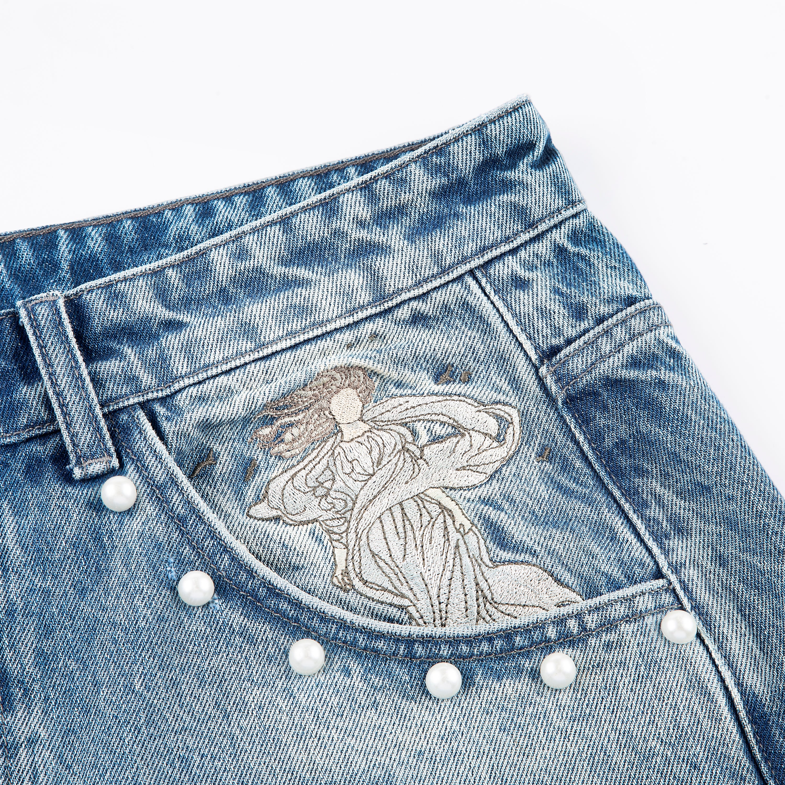 "awakening" Jorts blue - Image 3