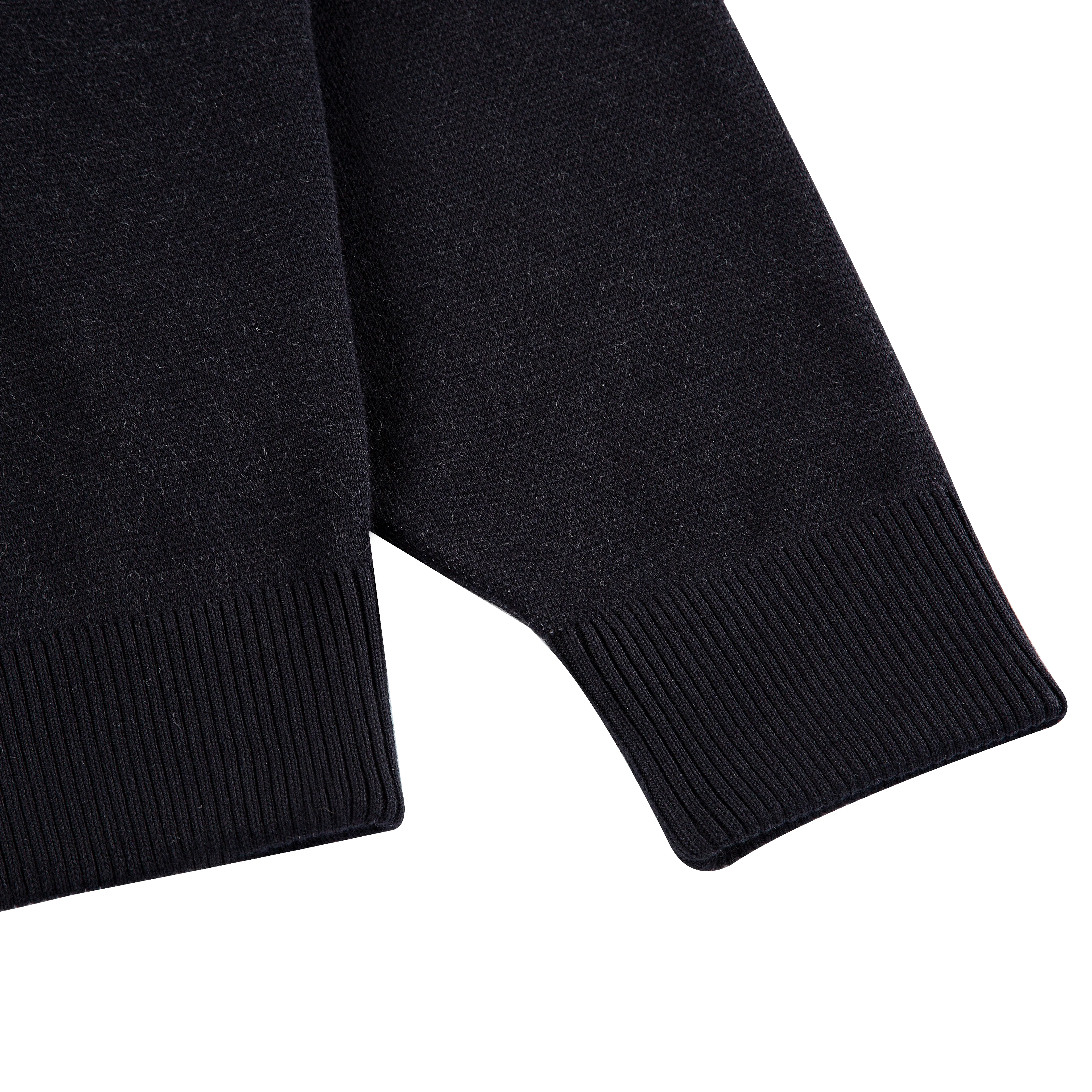 "awakening" knit Hoodie black - Image 5