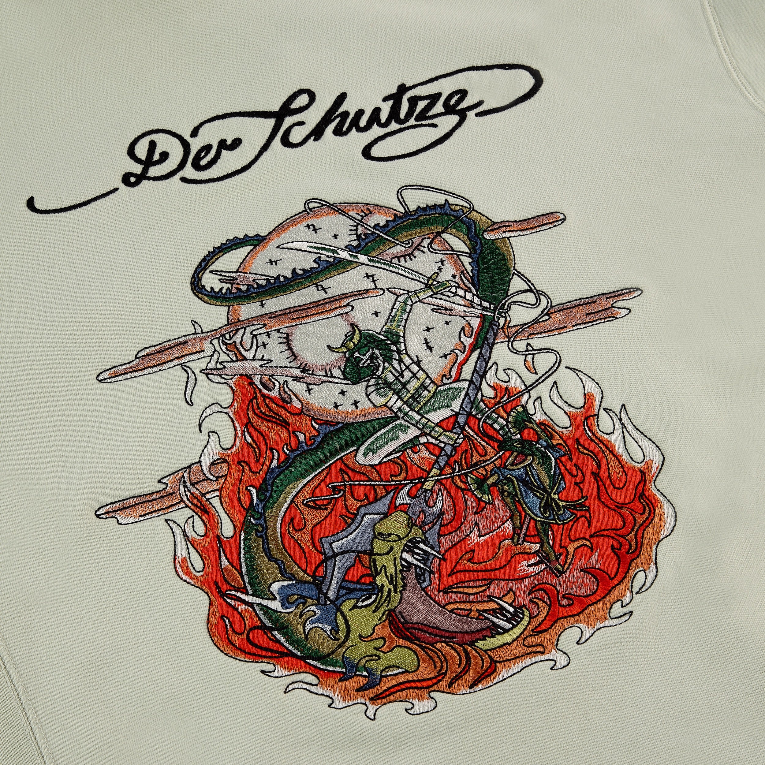 "ed schutze" Hoodie creme - Image 3