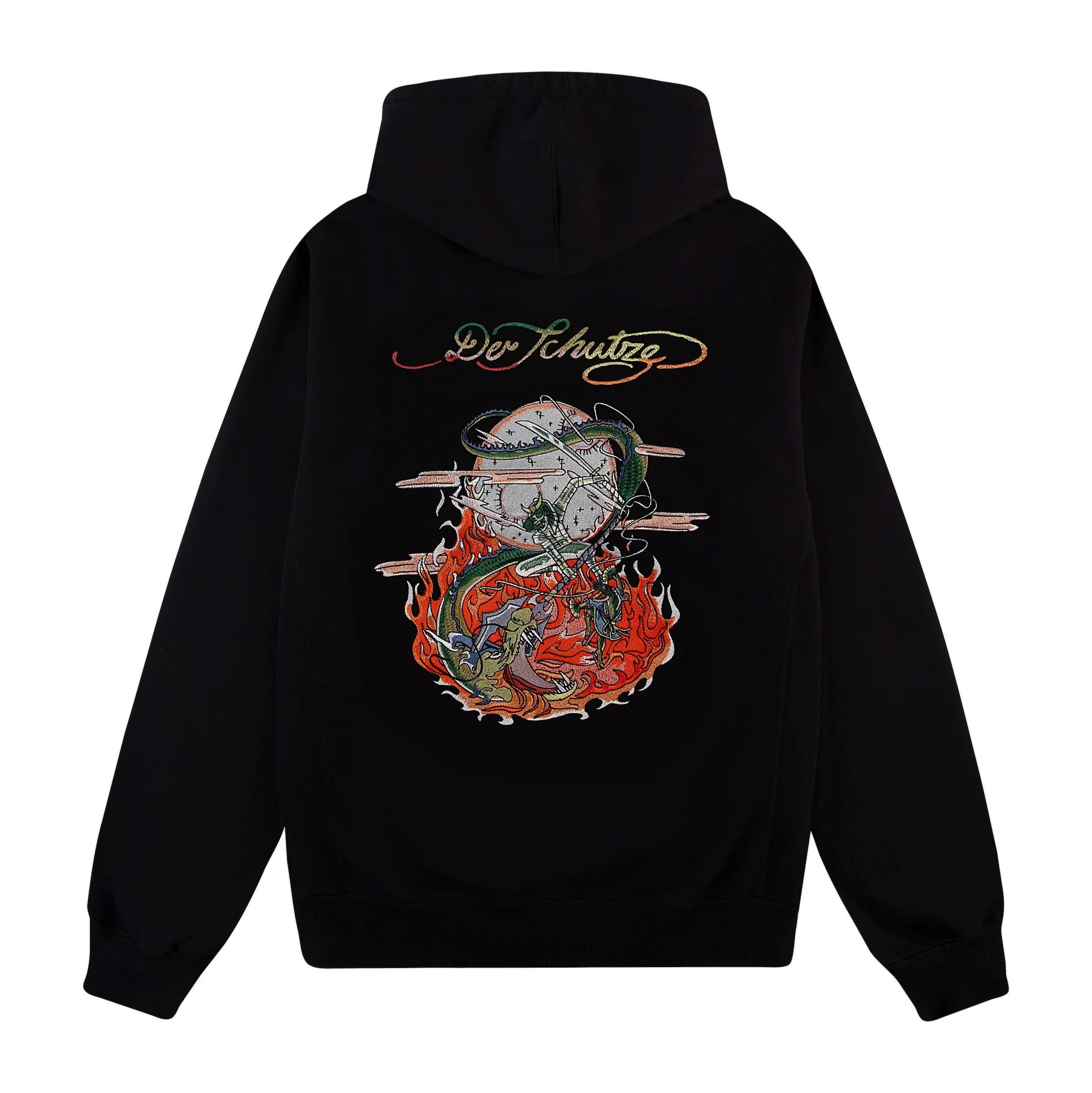 "ed schutze" Hoodie black - Image 2