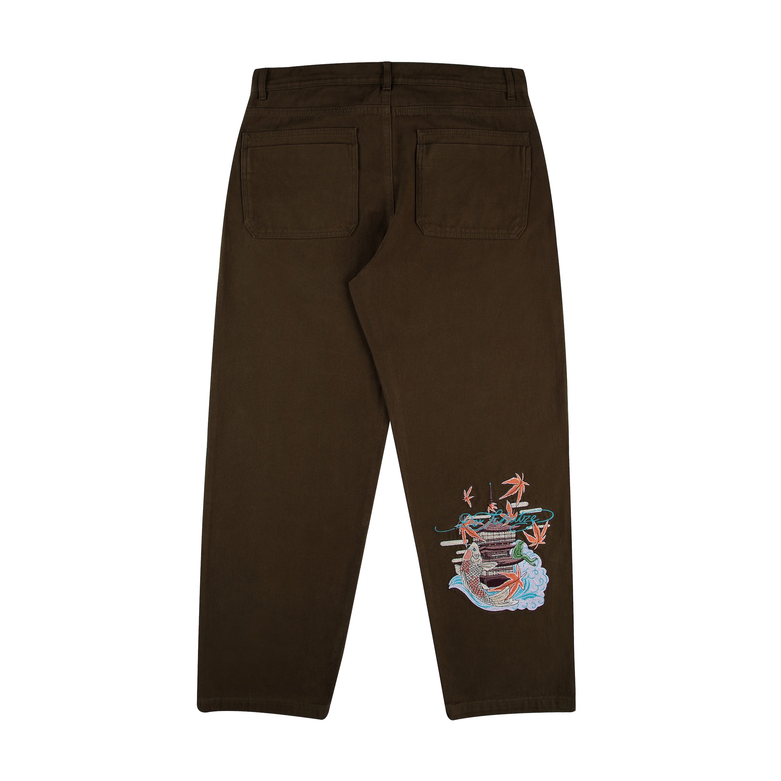 "ed schutze" pants dark green - Image 2