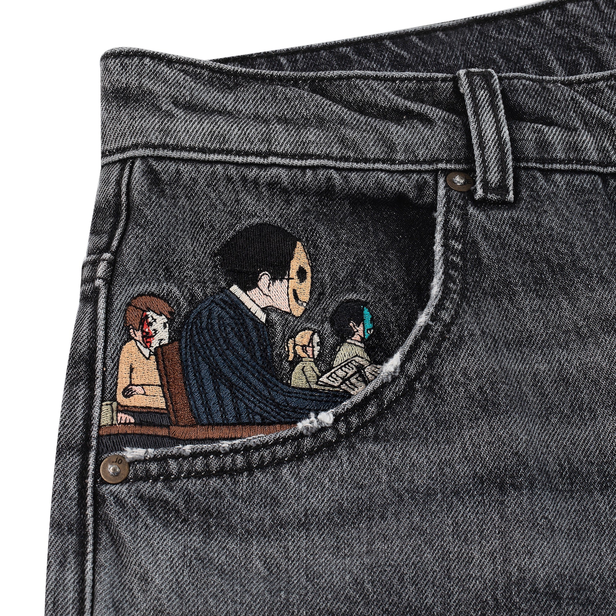 "faces" denim grey - Image 3