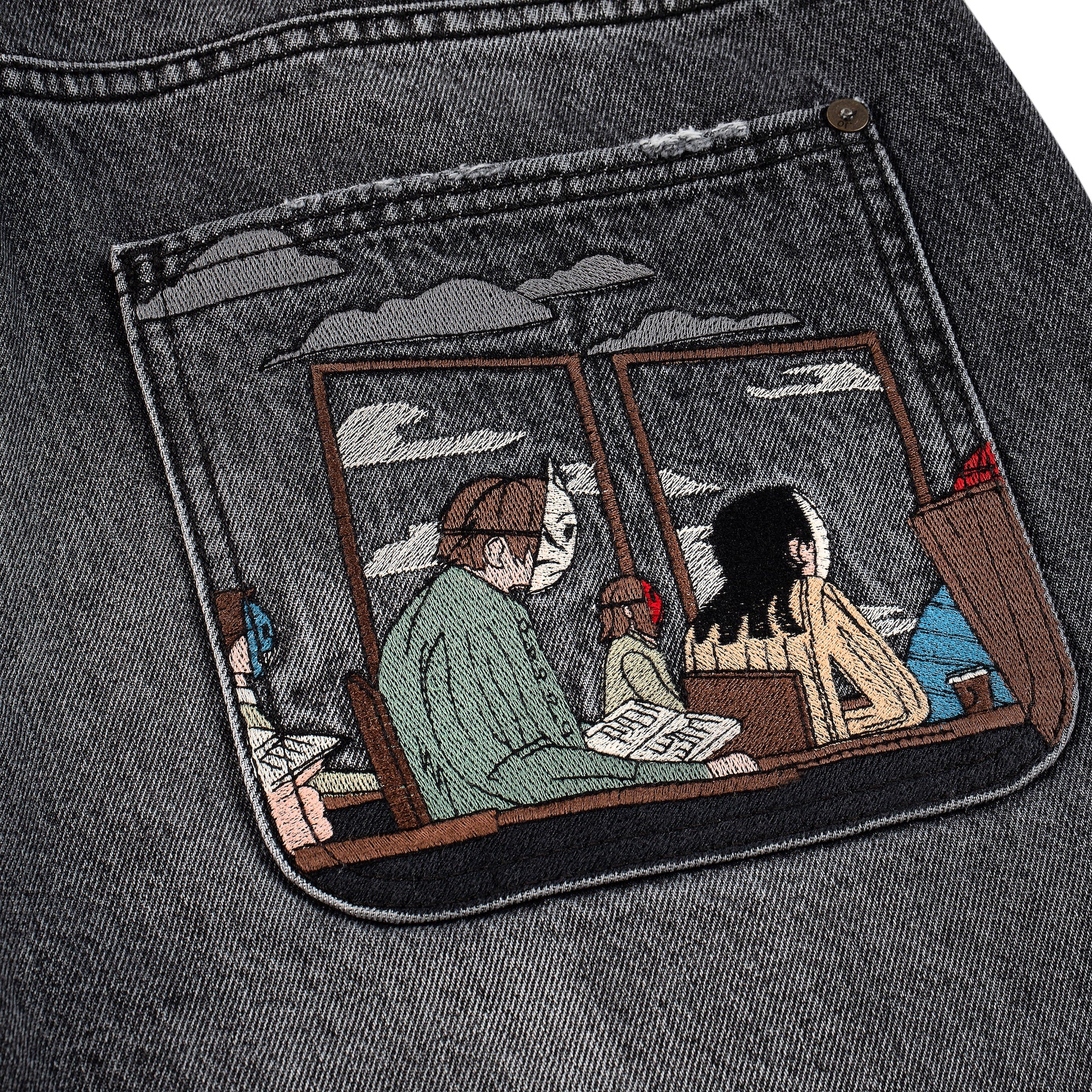 "faces" denim grey - Image 5