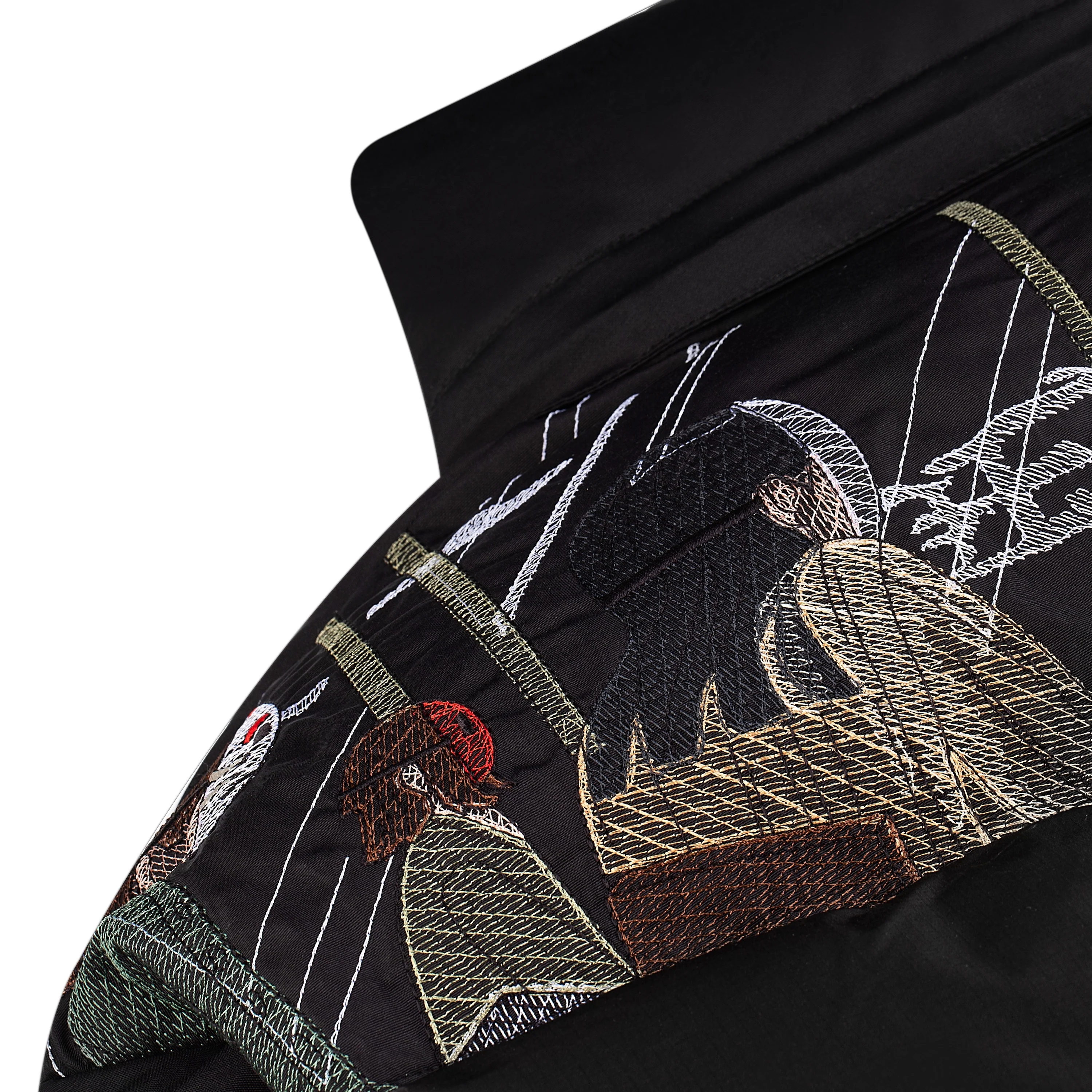 "faces" down Puffer Jacket black PREORDER - Image 7