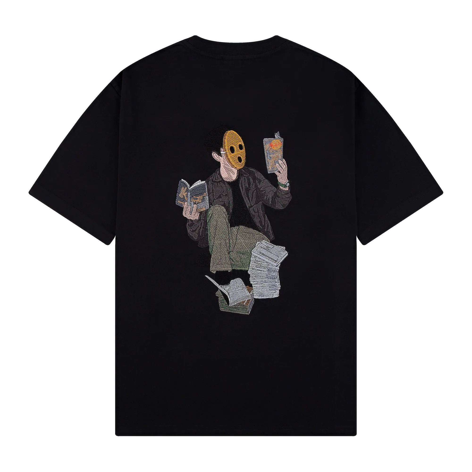"faces" T-Shirt black - Image 2