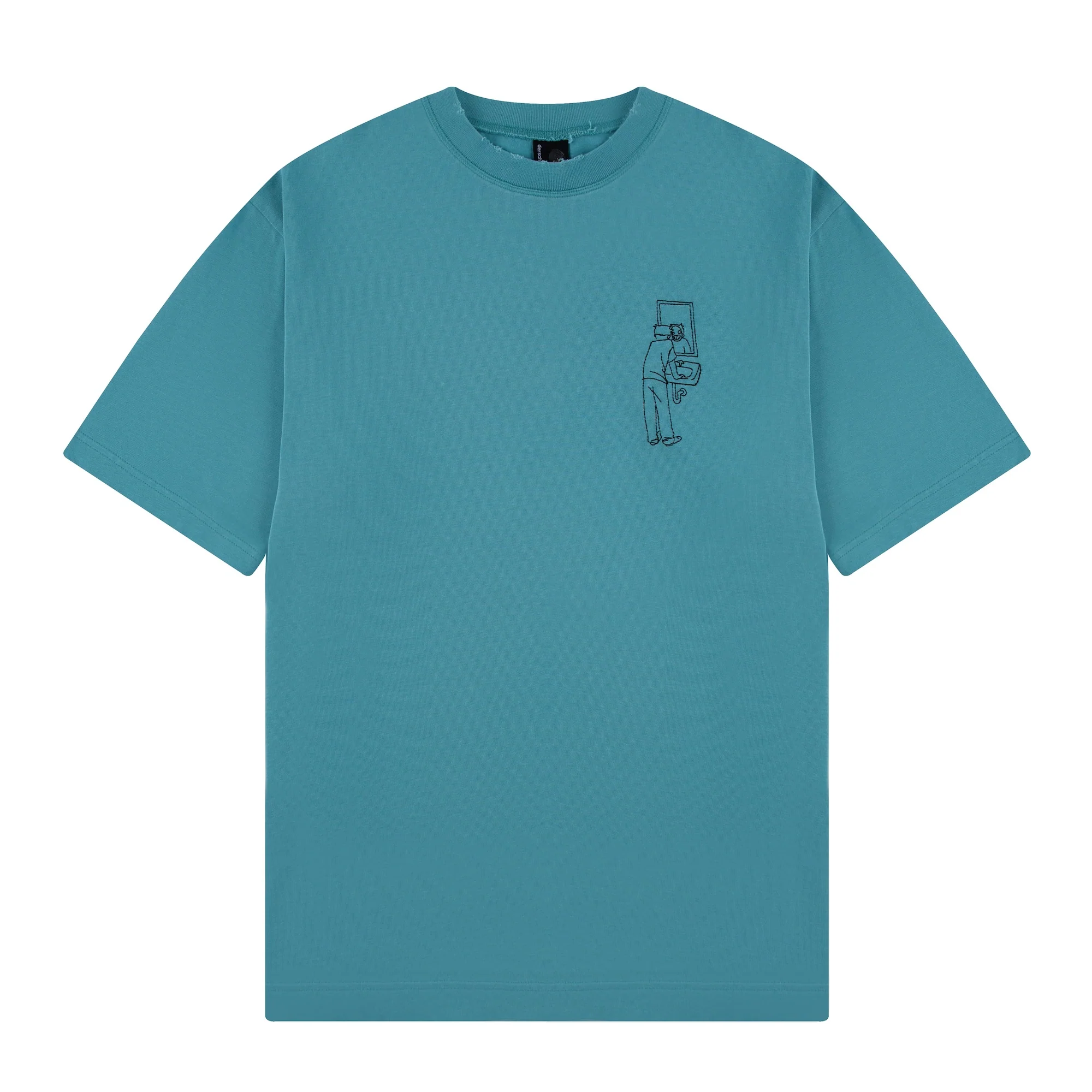"faces" T-Shirt blue