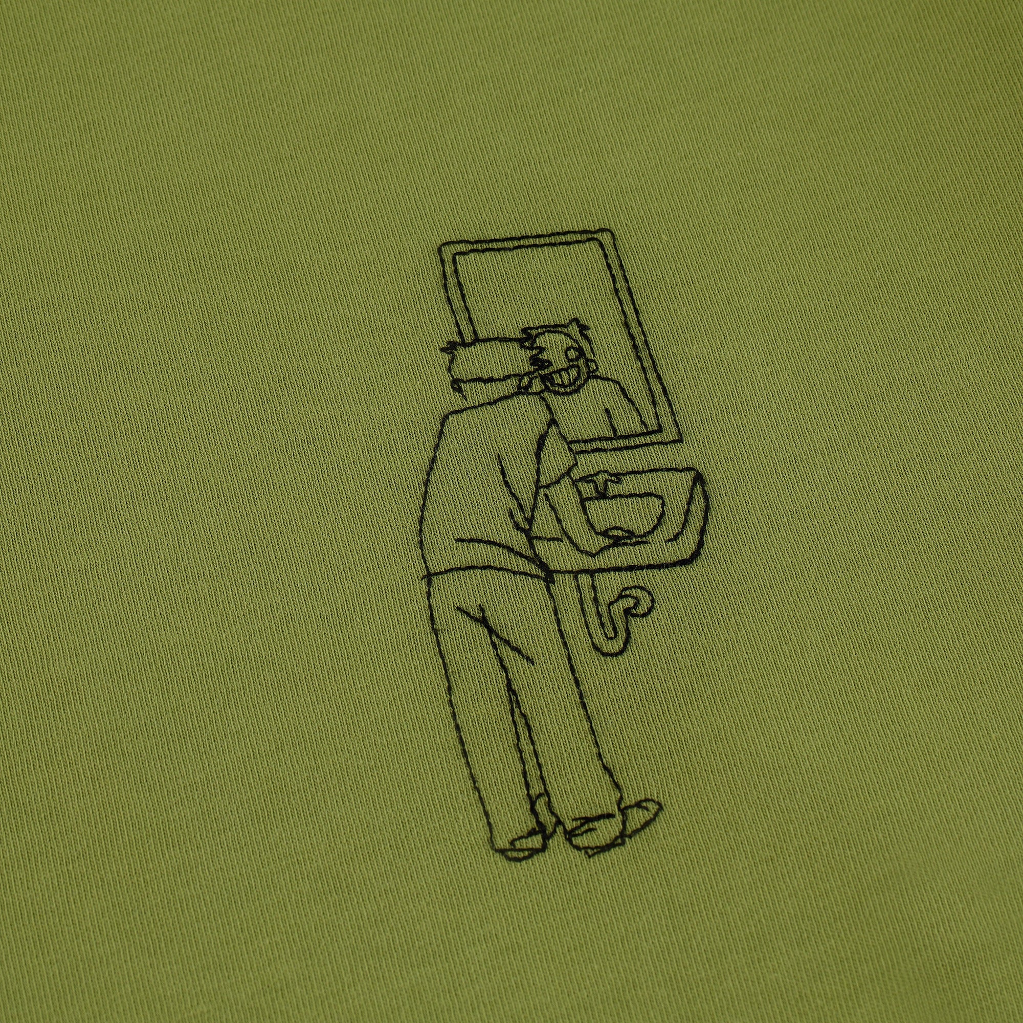 "faces" T-Shirt green - Image 4