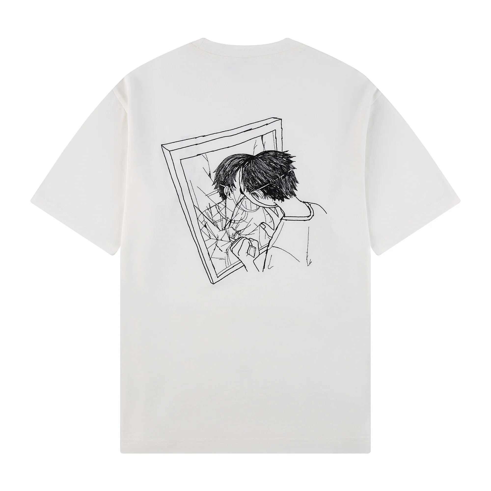 "faces" T-Shirt off white - Image 2