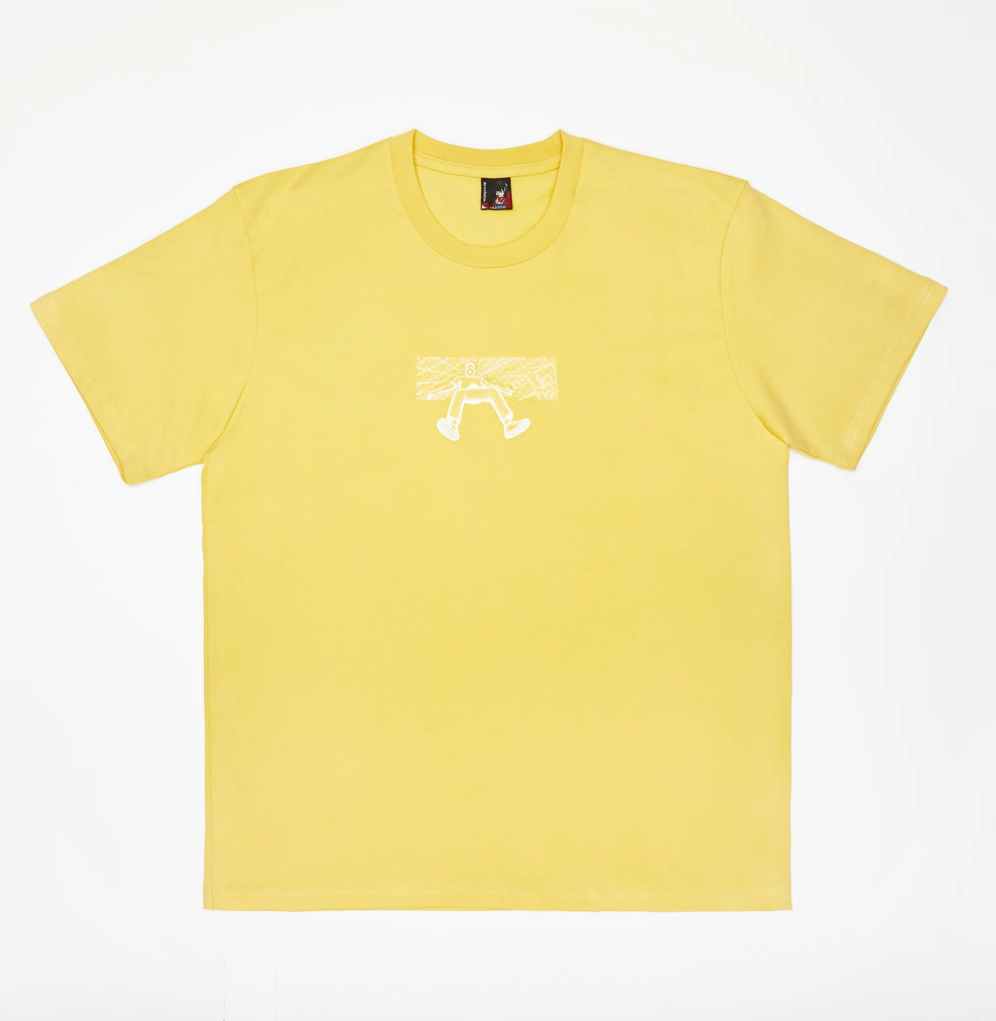 "falling man" T-Shirt yellow
