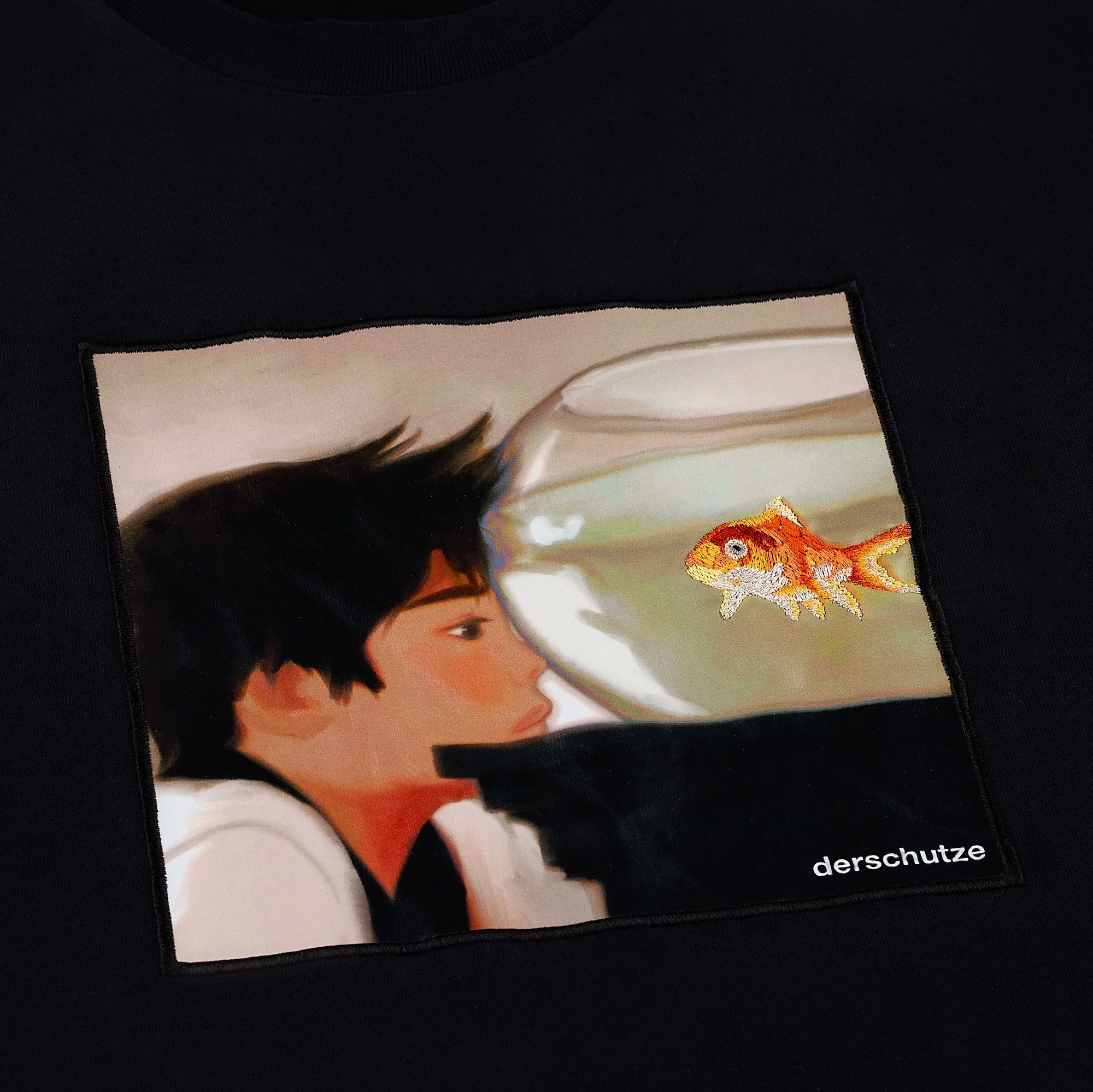 "fishbowl" T-Shirt black - Image 3