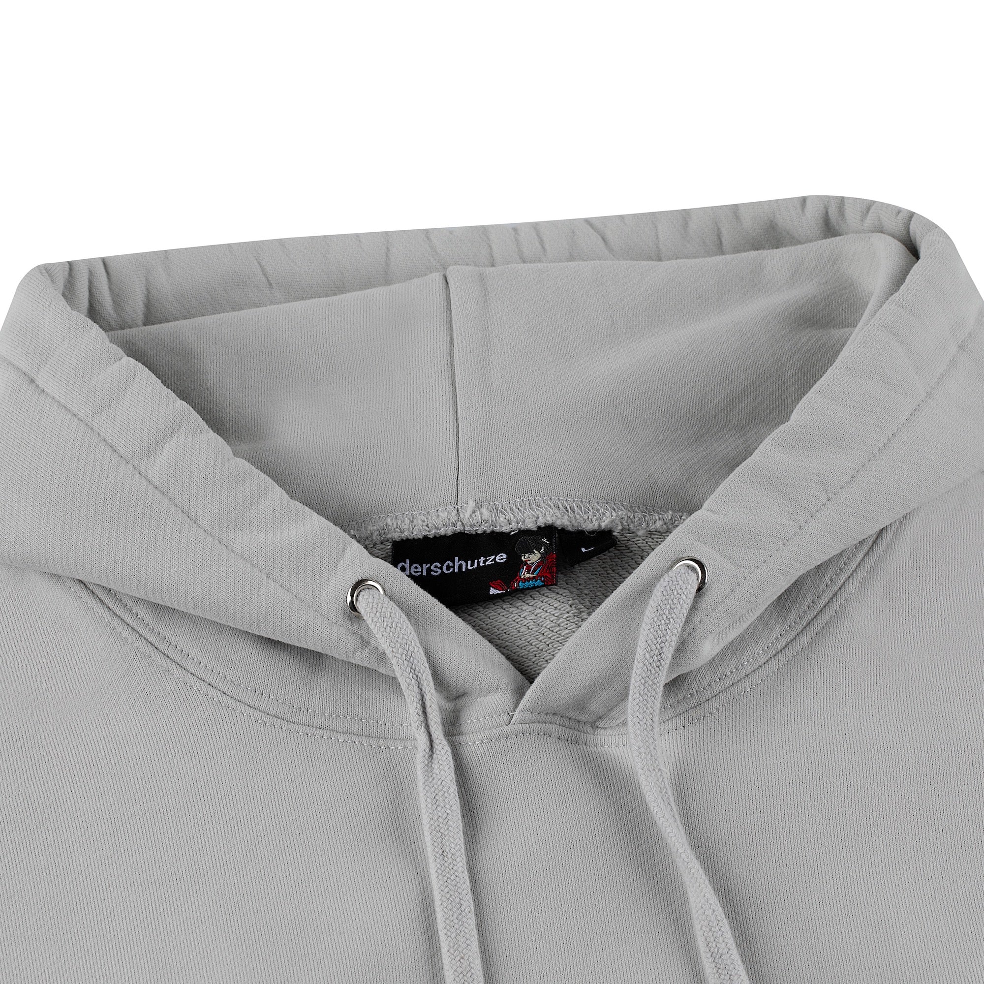 "flowers" Hoodie grey - Image 3