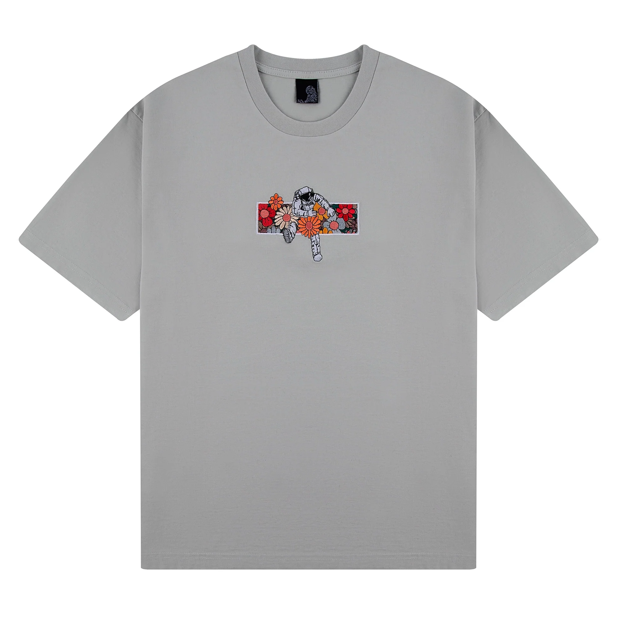 "flowers" T-Shirt grey