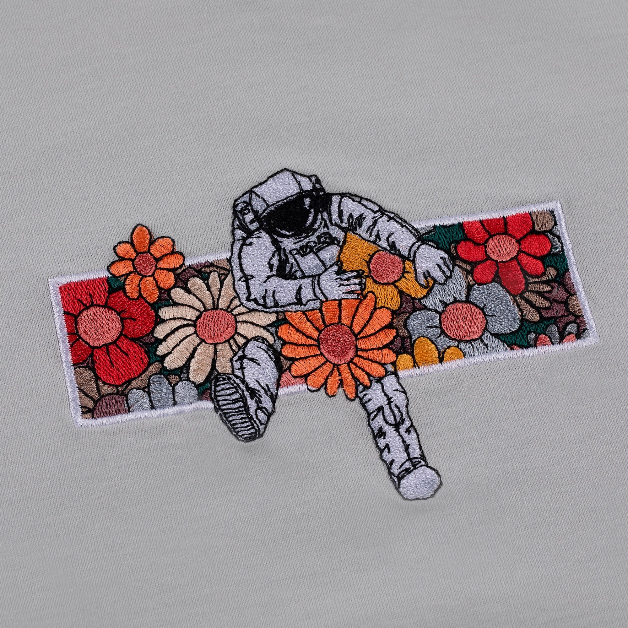 "flowers" T-Shirt grey - Image 3
