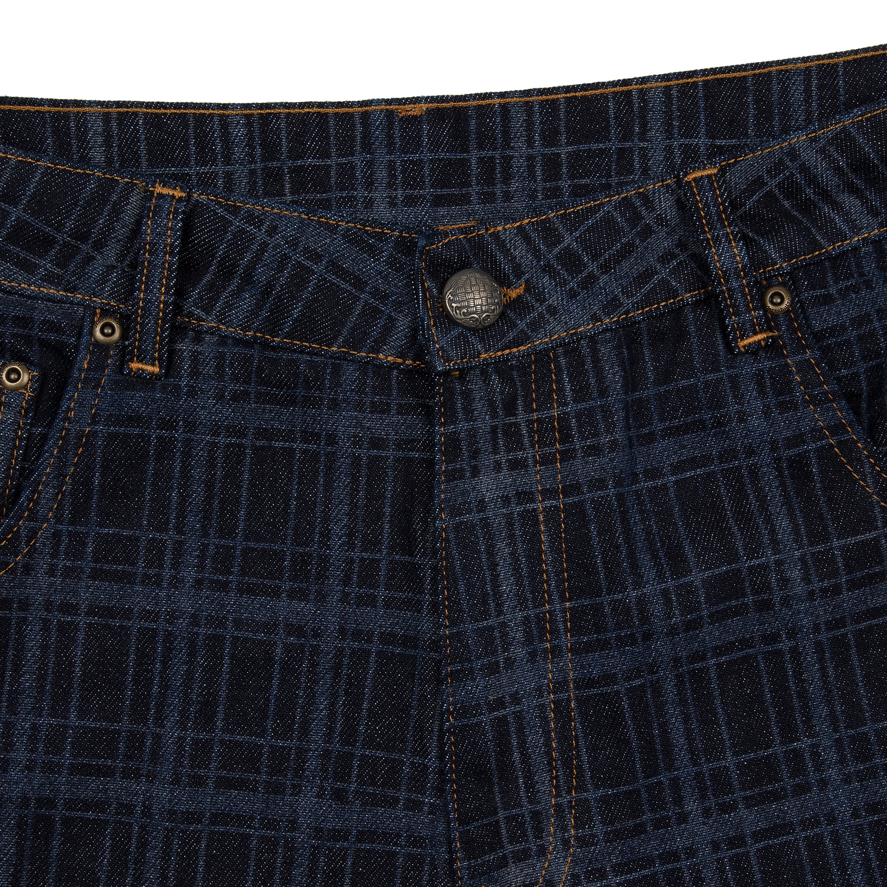"gallery" laser printed Denim - Image 3