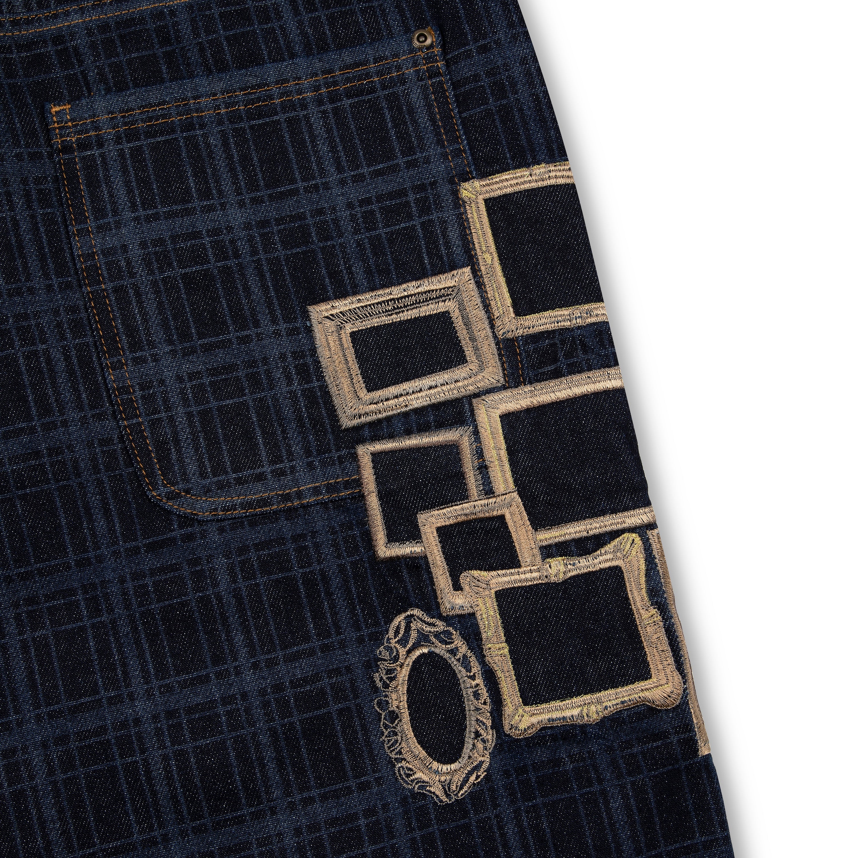 "gallery" laser printed Denim - Image 6