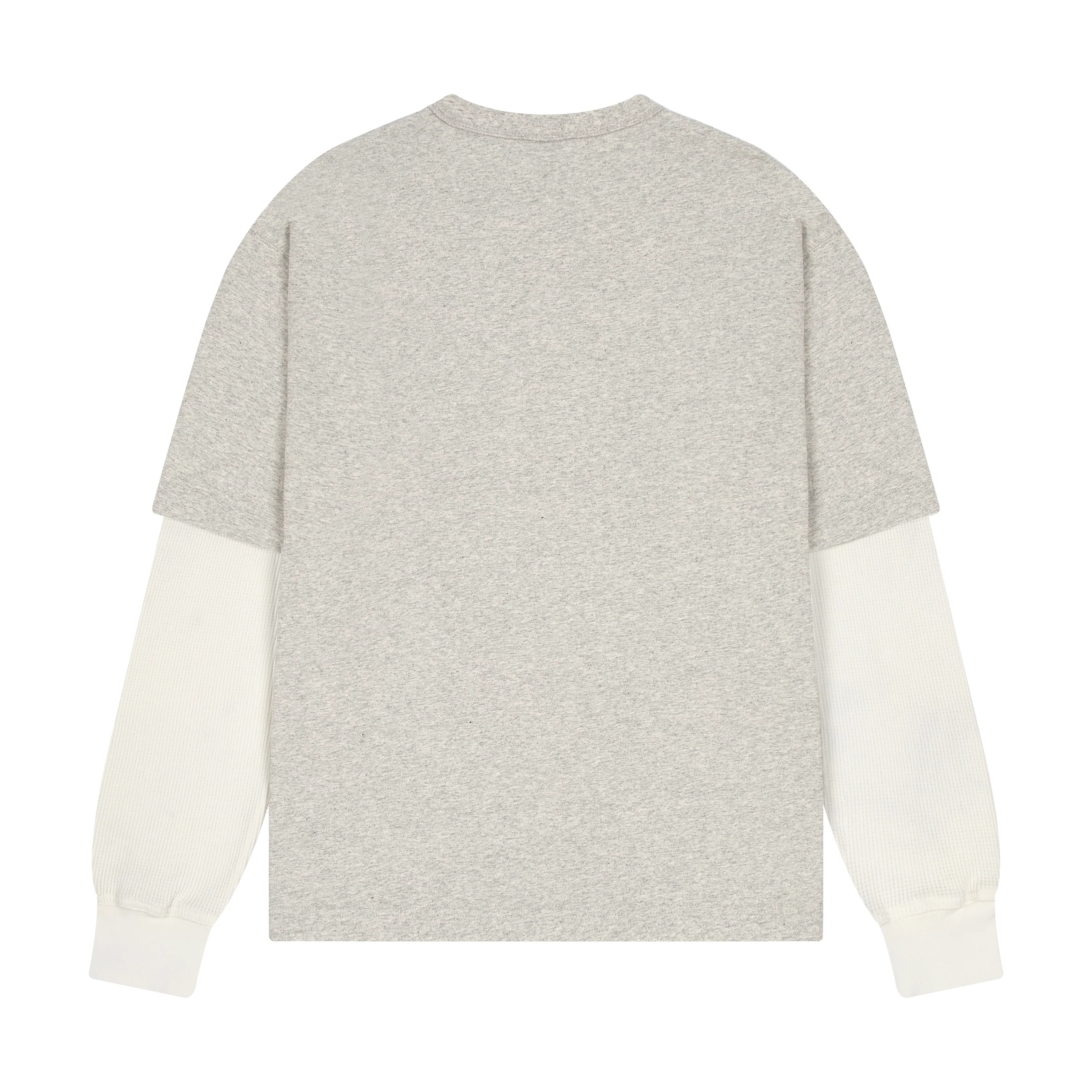 "gallery" layered Longsleeve grey melange - Image 2