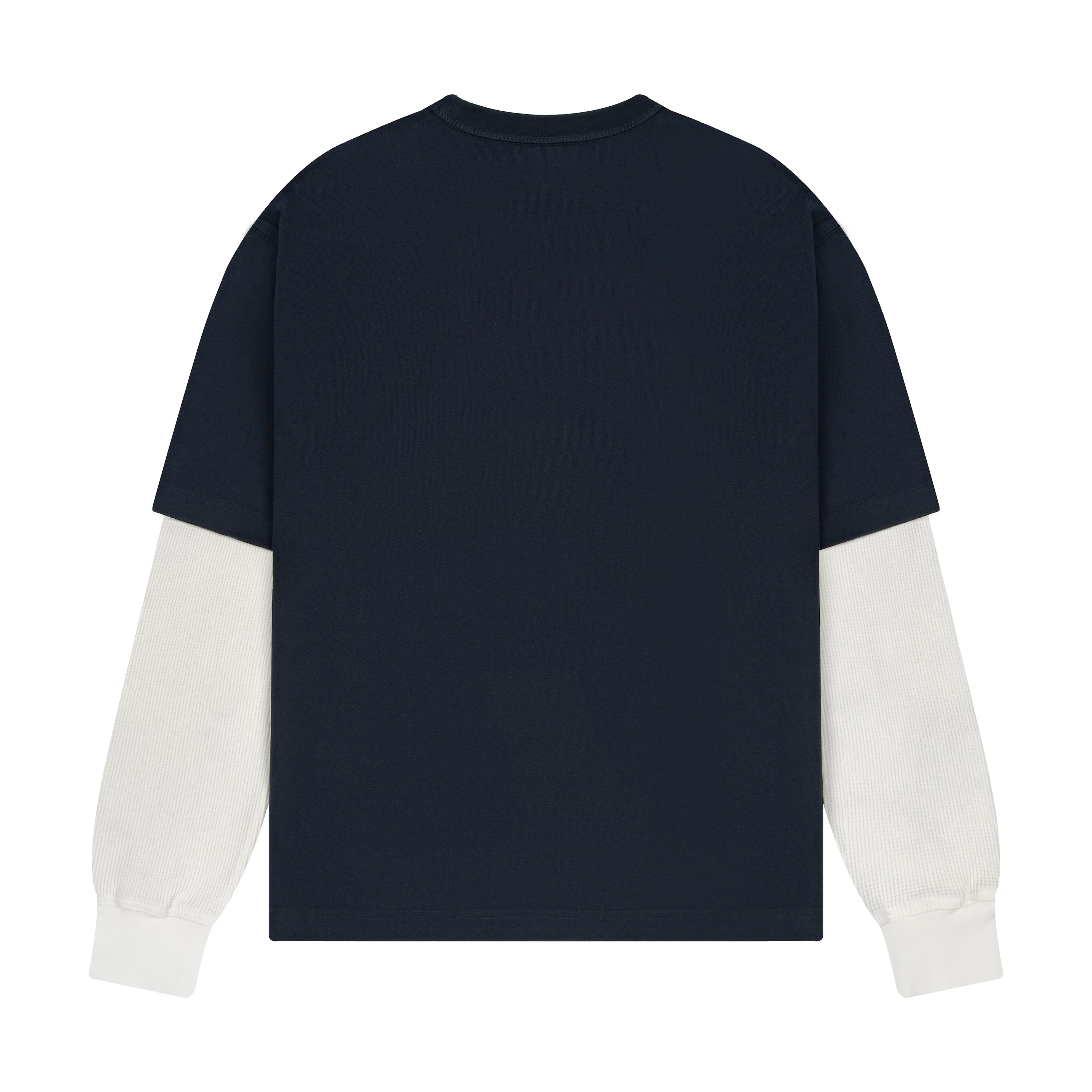 "gallery" layered Longsleeve navy - Image 2