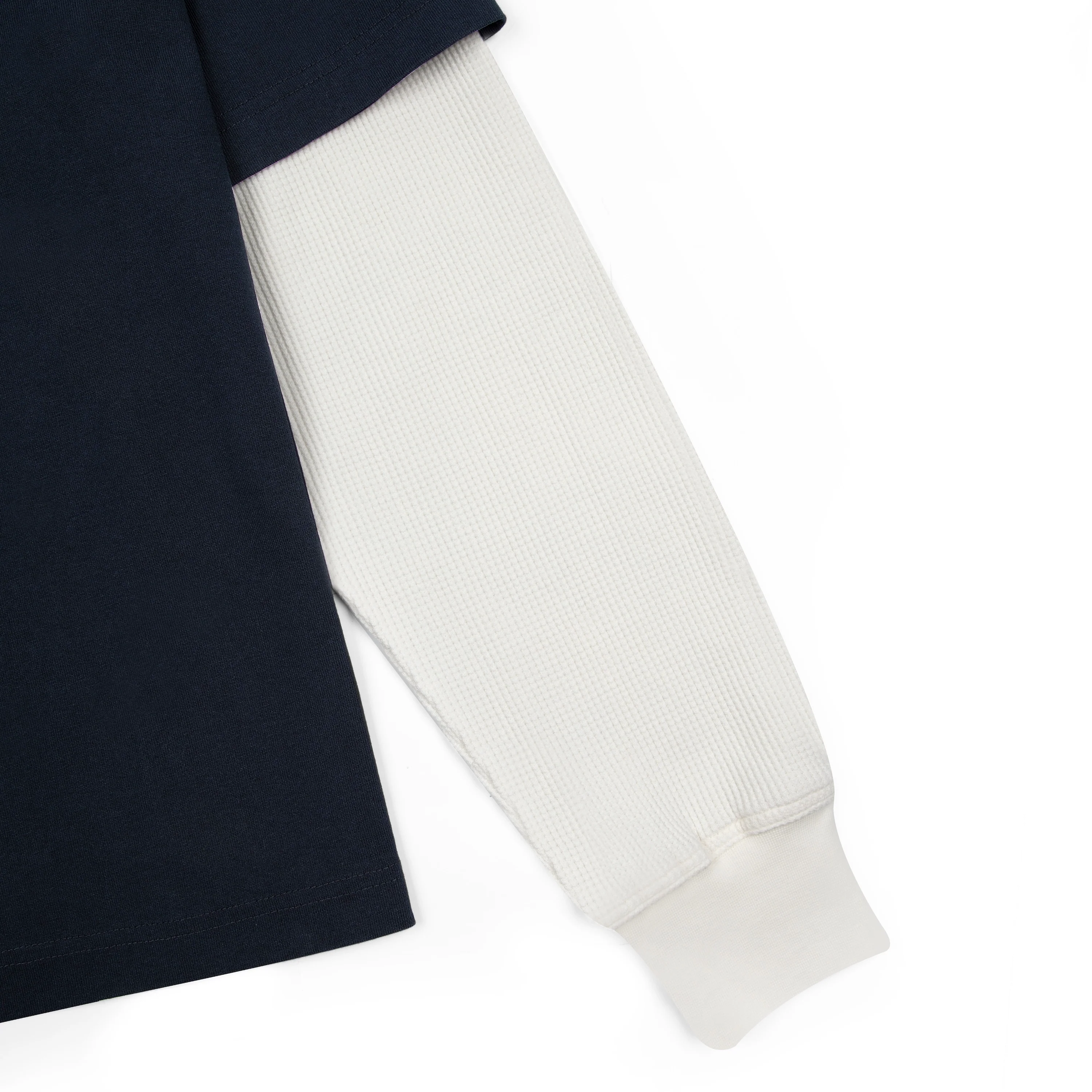 "gallery" layered Longsleeve navy - Image 5