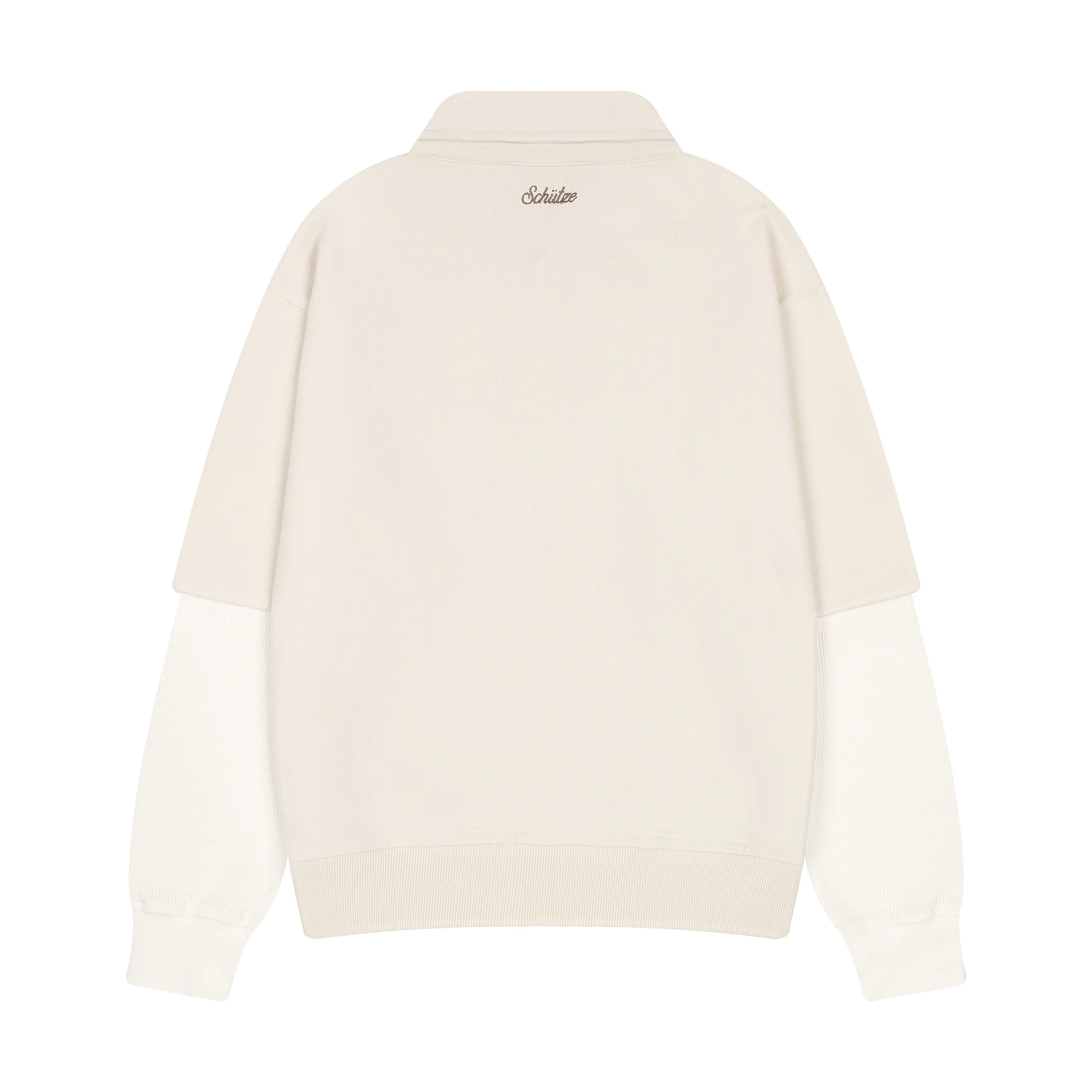 "gallery" layered Polo Sweatshirt creme - Image 2