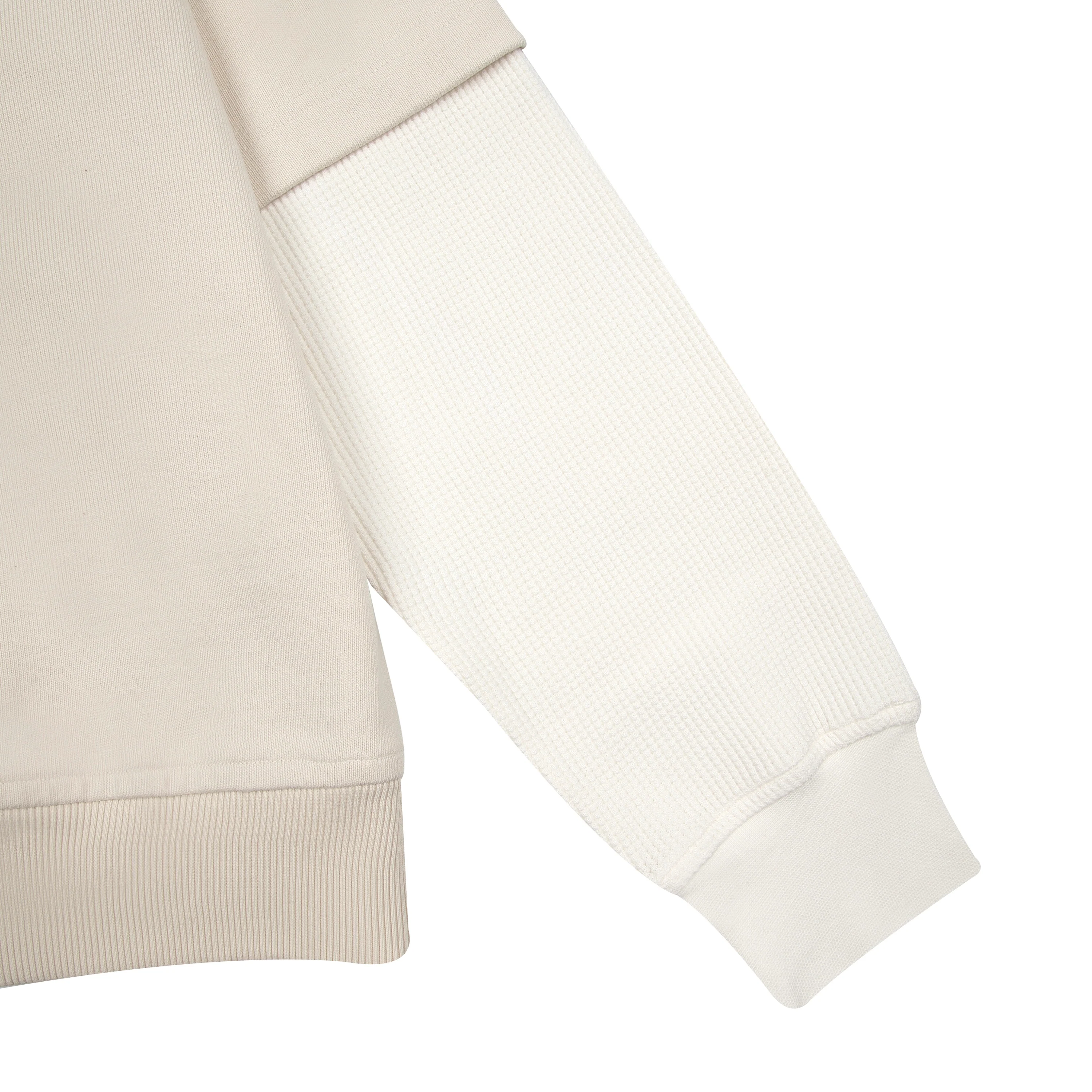 "gallery" layered Polo Sweatshirt creme - Image 5