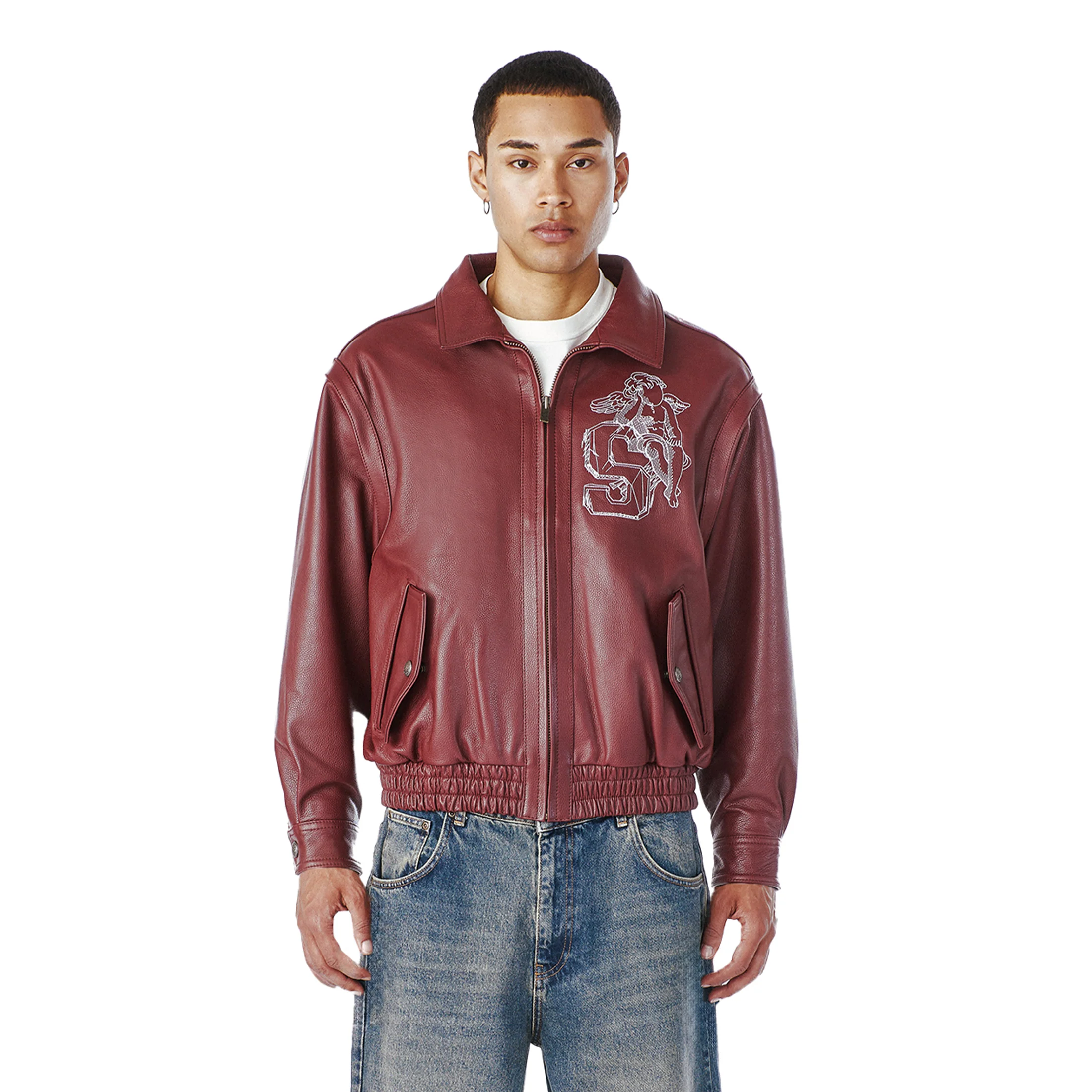 "gallery" Leather Jacket - Image 7
