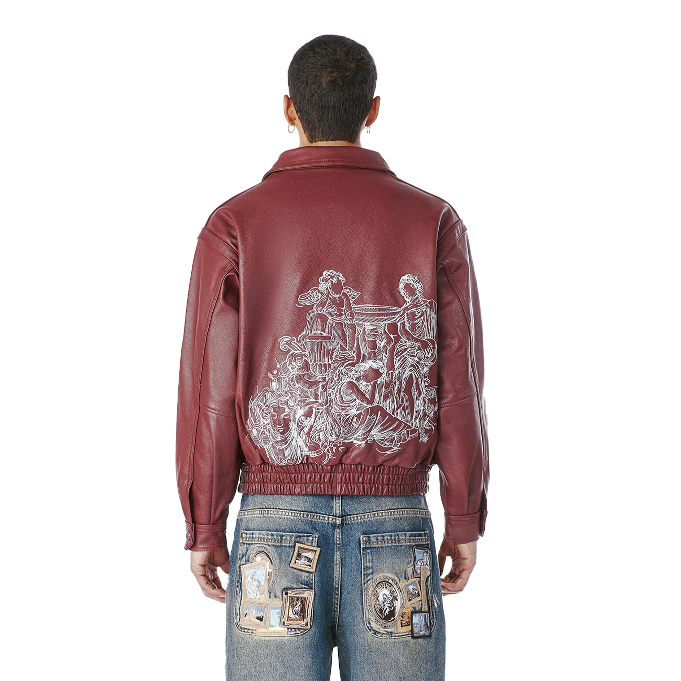 "gallery" Leather Jacket - Image 8