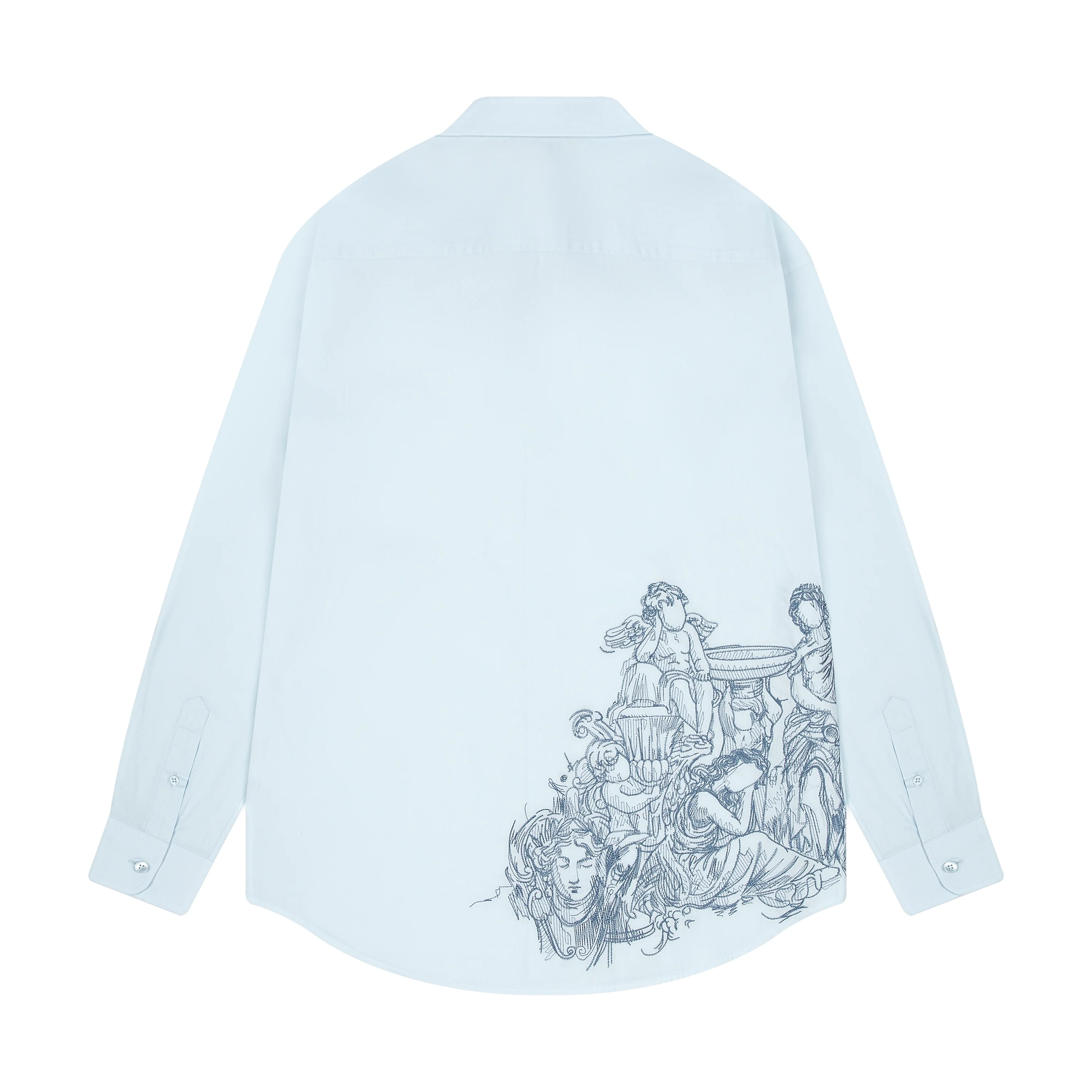 "gallery" Shirt light blue - Image 2