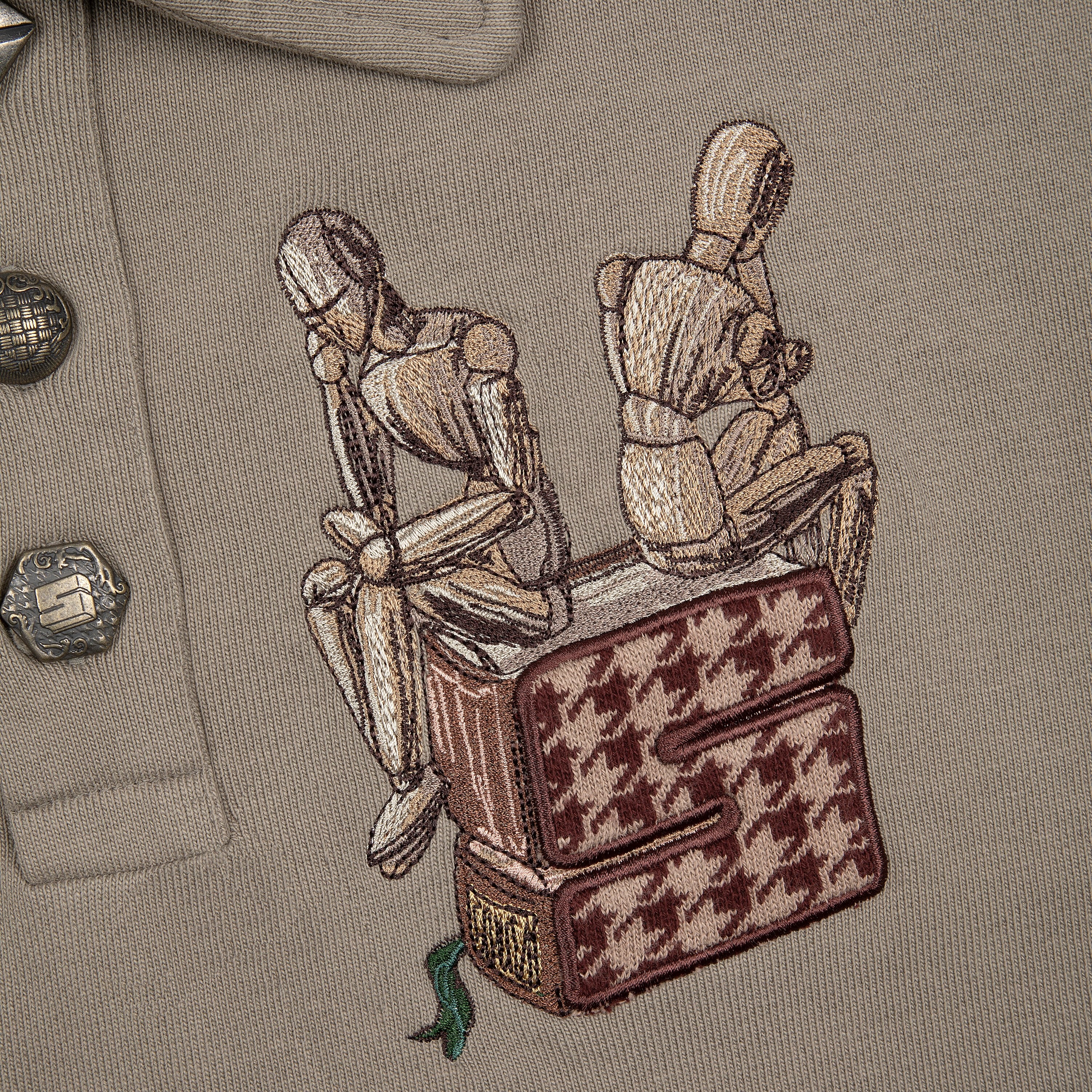 "gallery" Polo Sweatshirt - Image 4