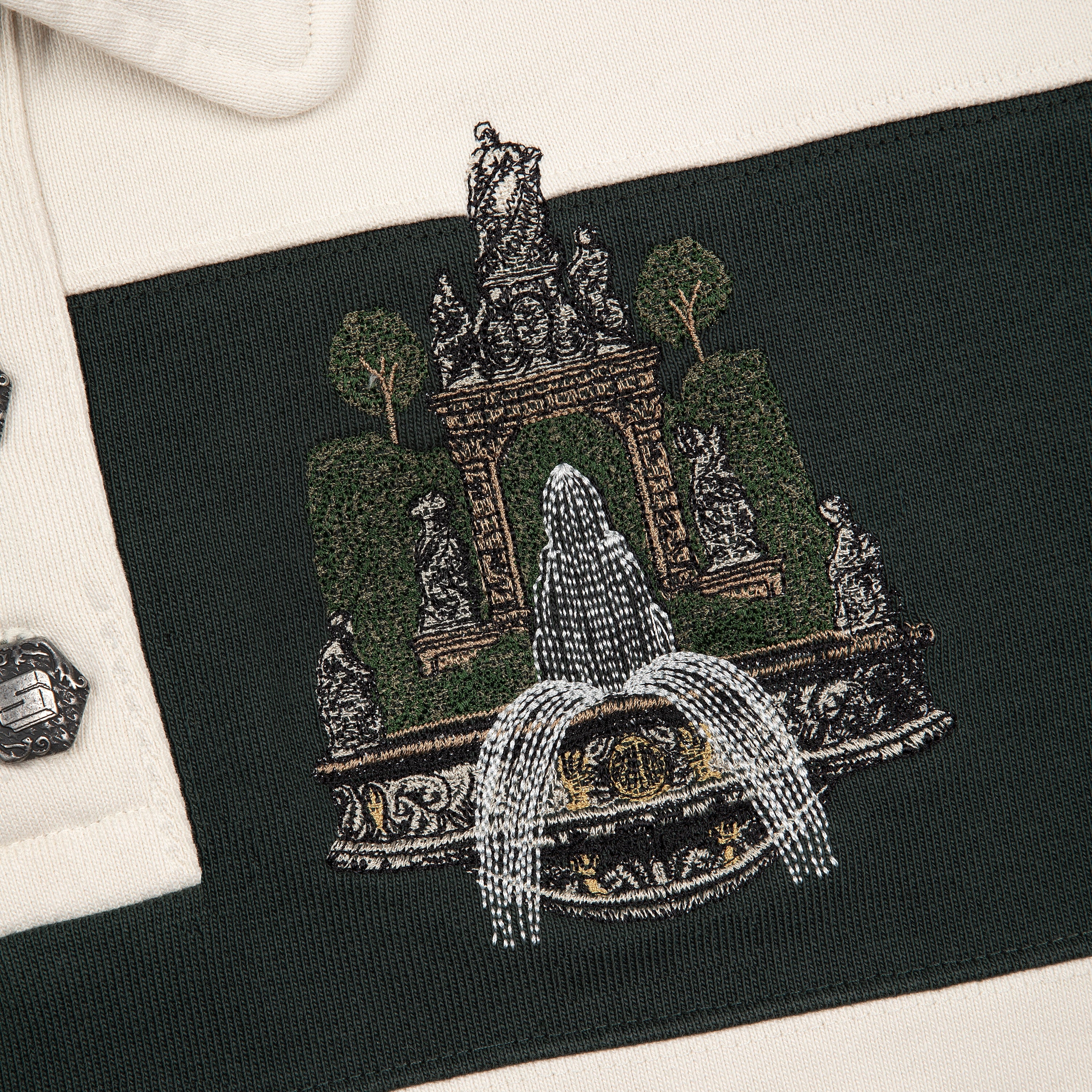 "gallery" striped Polo Sweatshirt - Image 4