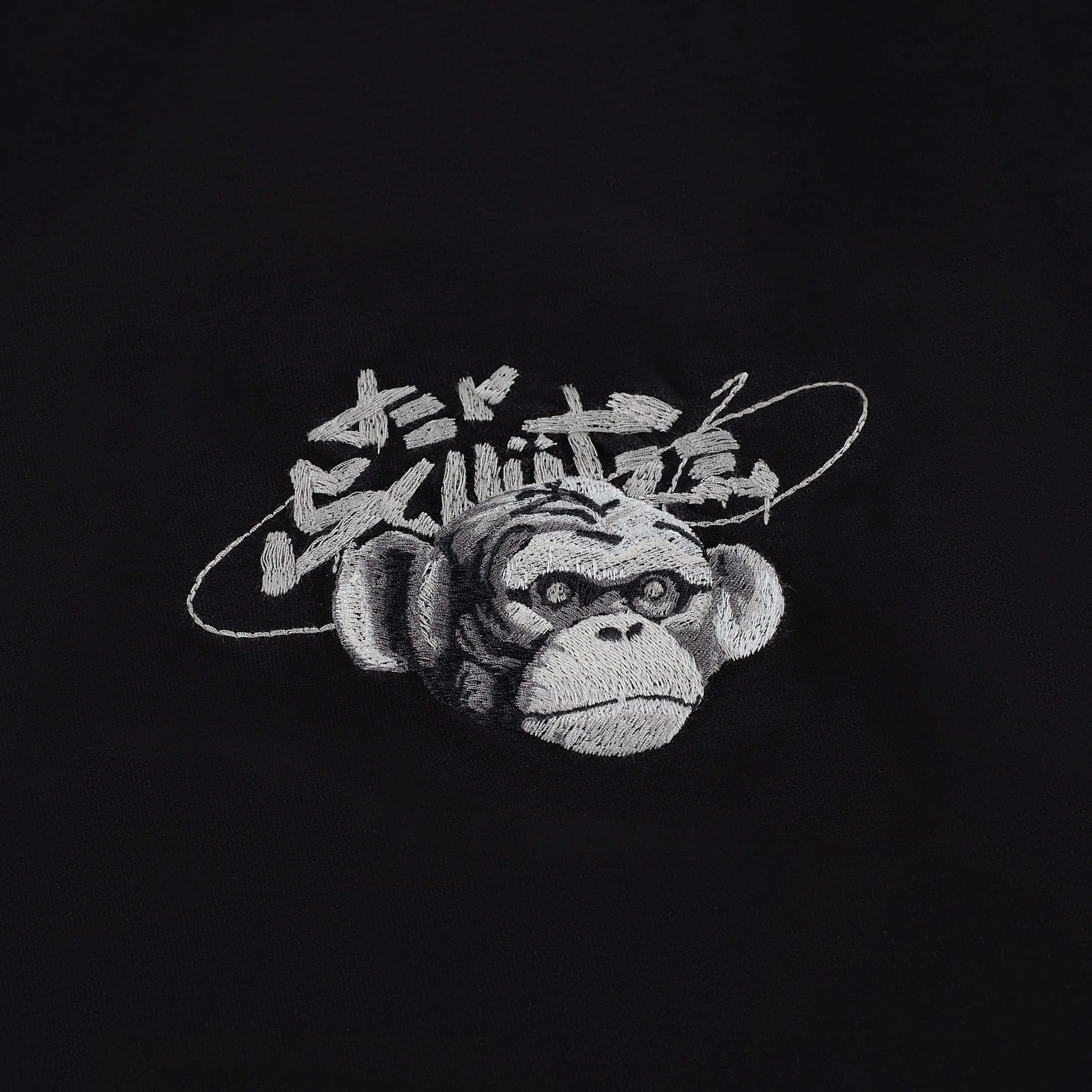 "gaming monkey v2" T-Shirt black - Image 3