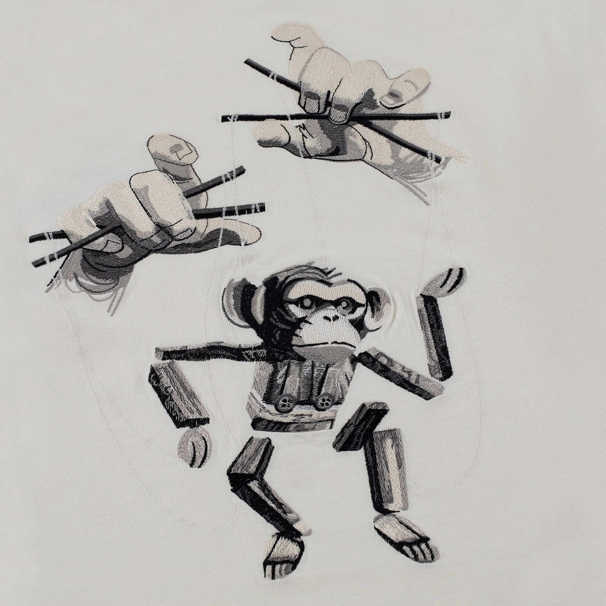 "gaming monkey v2" T-Shirt off white - Image 5