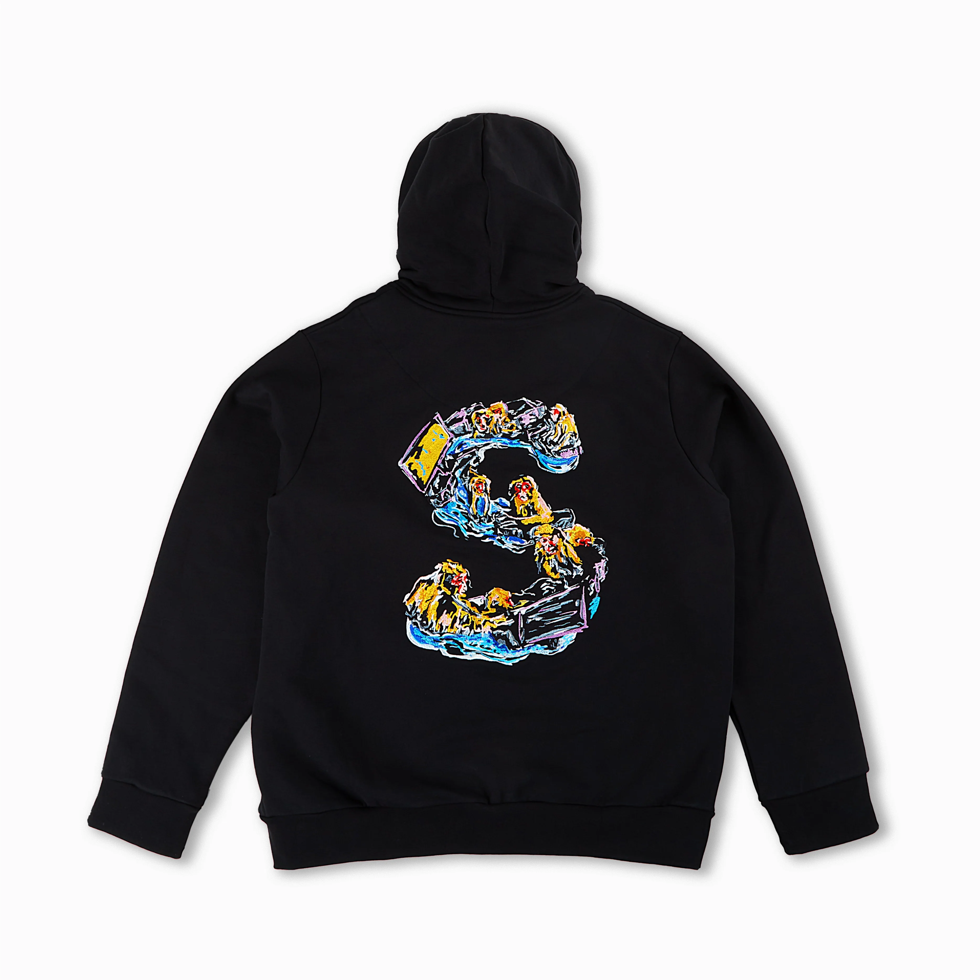 "gaming monkey" Zip Up black - Image 2