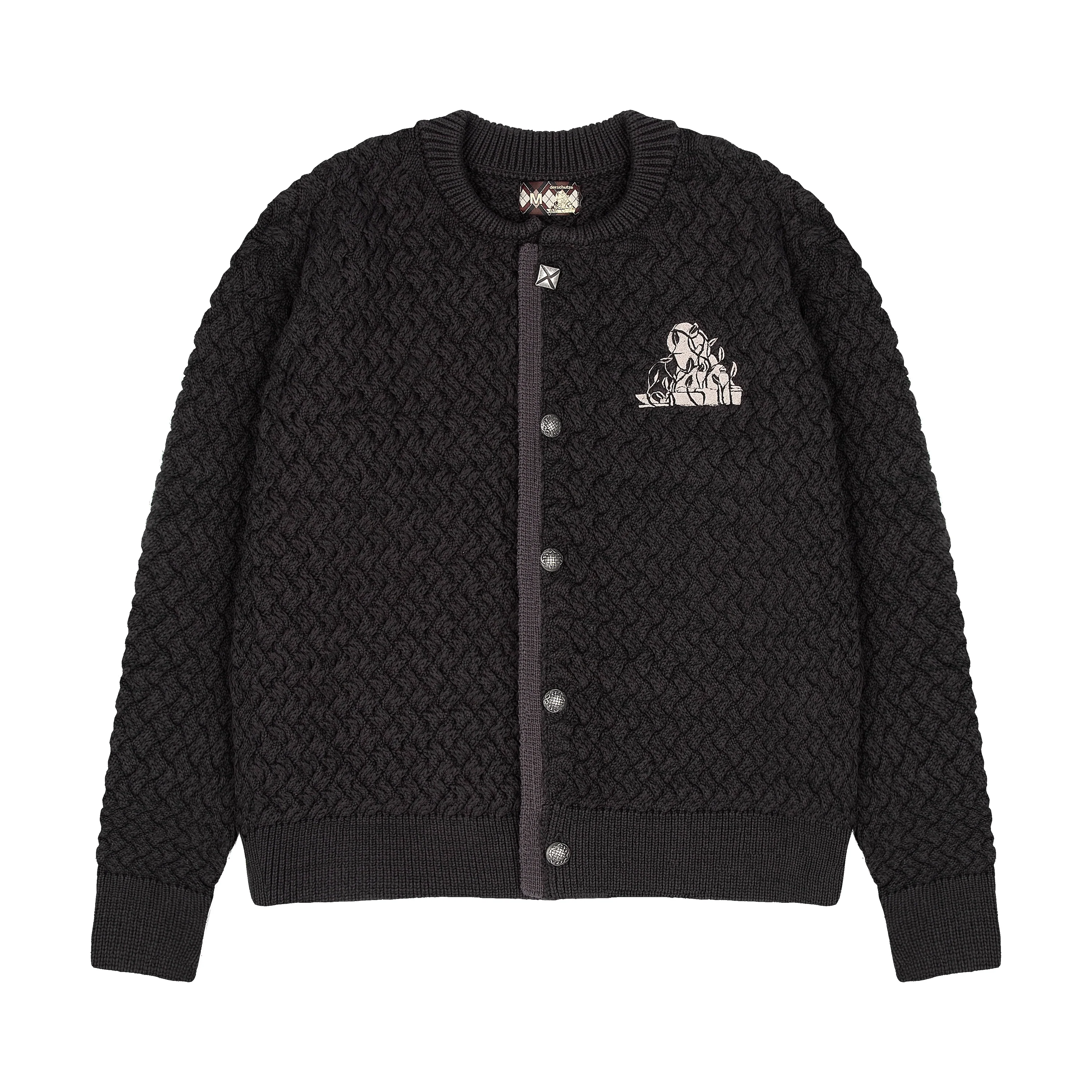 "garden of eden" Cardigan anthracite - Image 2